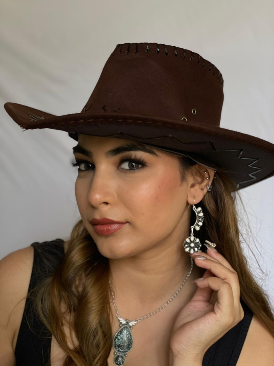 Handmade Sterling Silver White Buffalo Post Dangle Earrings with Signed Nizhoni (7)