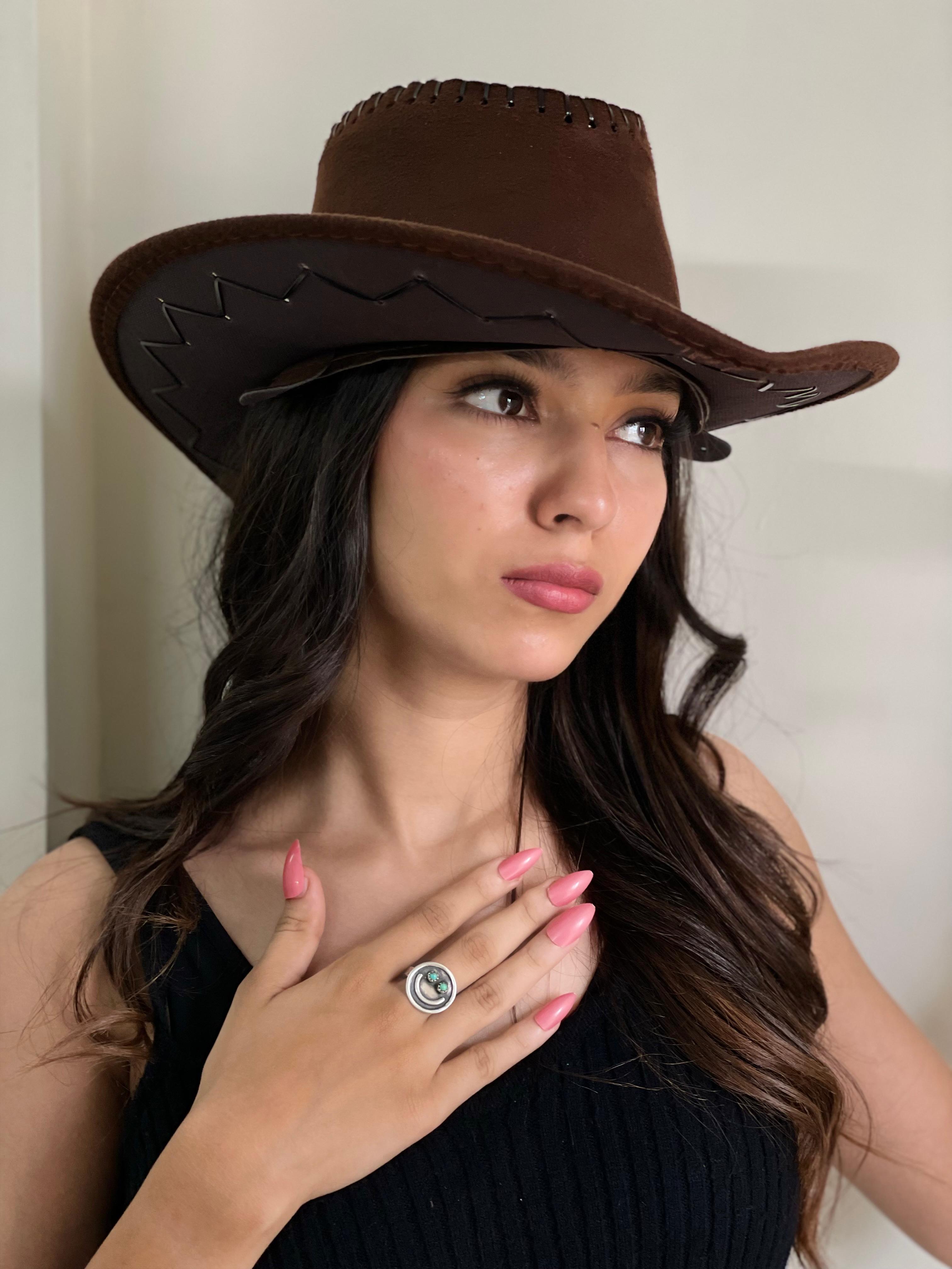 Handmade Sterling Silver Kingman Turquoise Adjustable Ring With Signed Nizhoni (3)