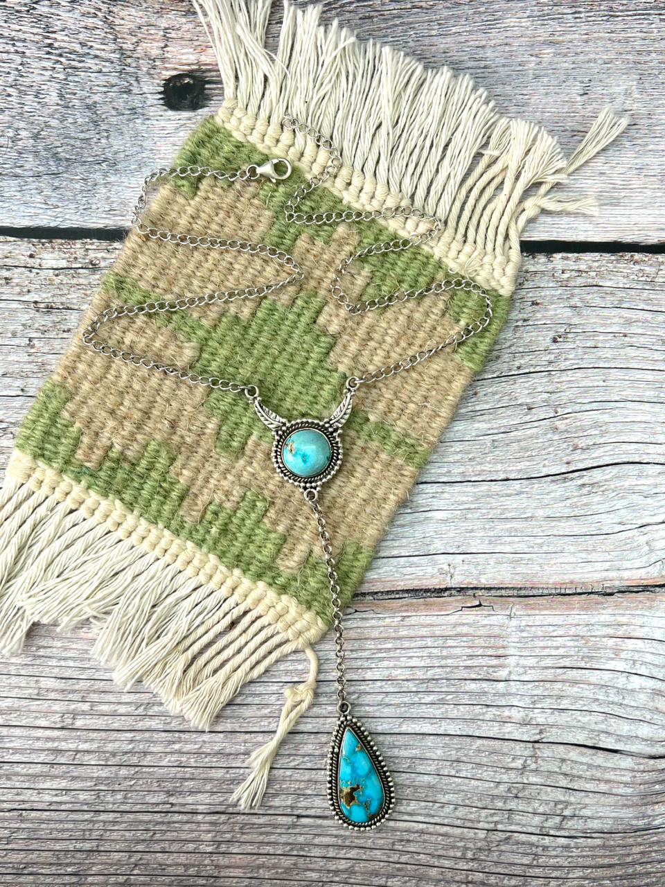 Handmade Sterling Silver Sierra Bella Necklace "Signed Nizhoni"