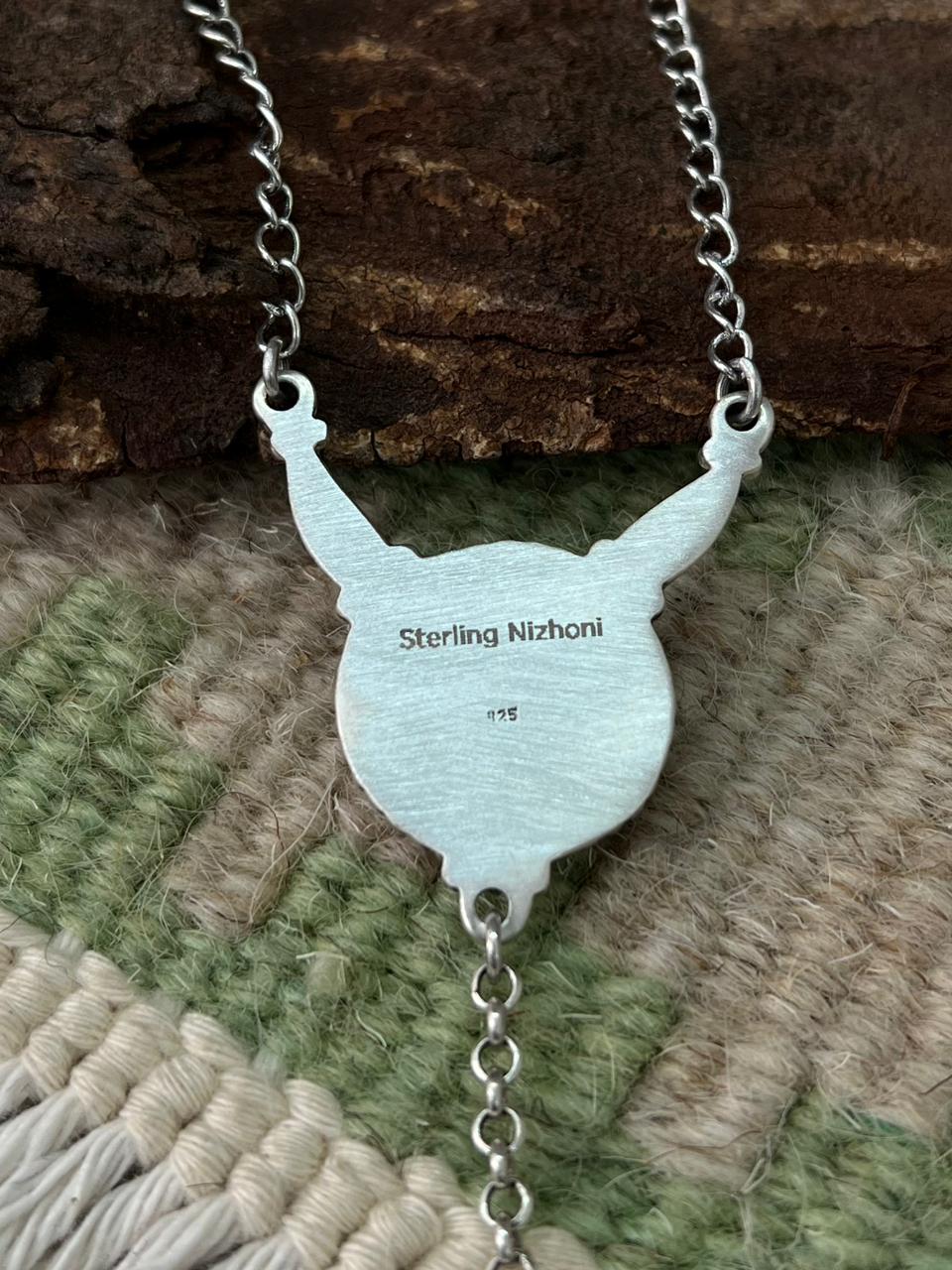 Handmade Sterling Silver Sierra Bella Necklace "Signed Nizhoni"
