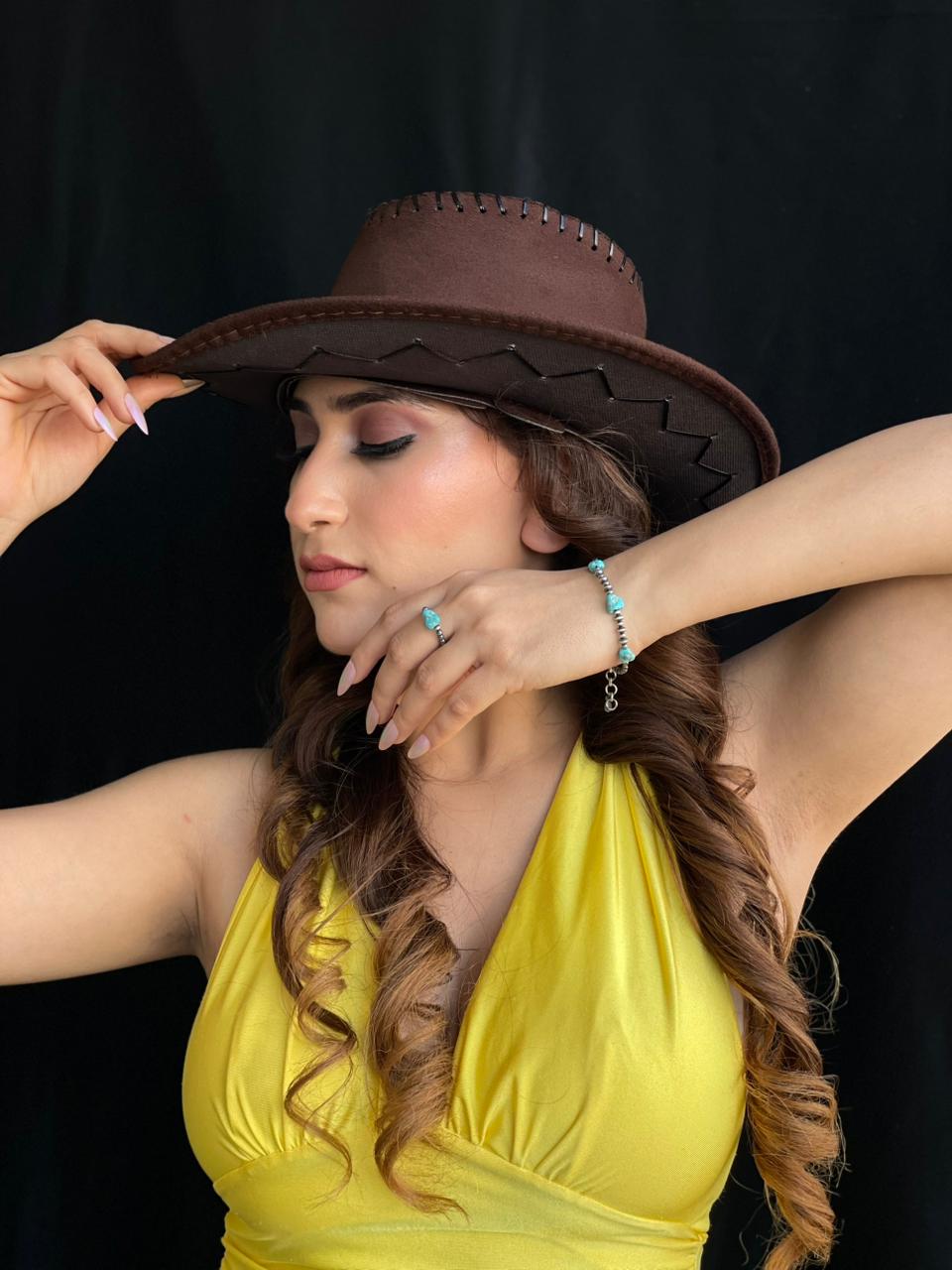 Handmade Sterling Silver White Water Beaded Bracelet and Ring Set