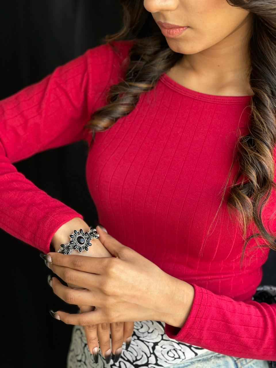 Handmade Sterling Silver Black Onyx Cuff Bracelet "Signed Nizhoni"