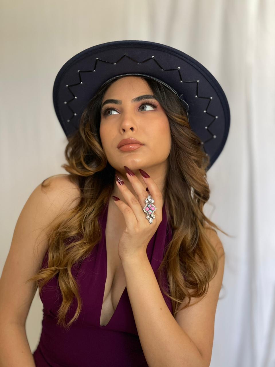 Handmade Sterling Silver Cotton Candy with Wild horse Magnesite Adjustable Ring "Signed Nizhoni"