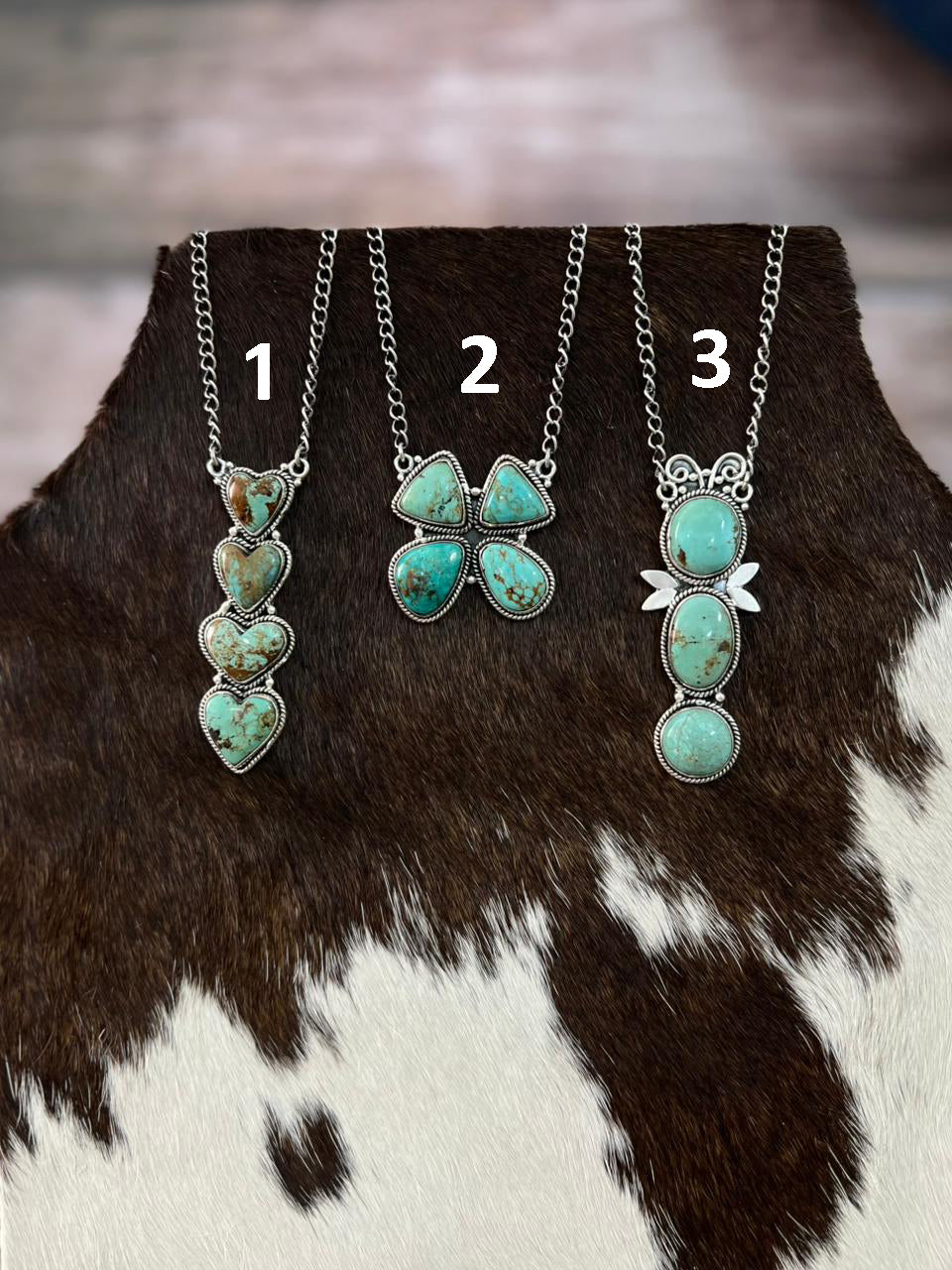 Handmade Sterling Silver Baja Turquoise Collection: Necklace "Signed Nizhoni"