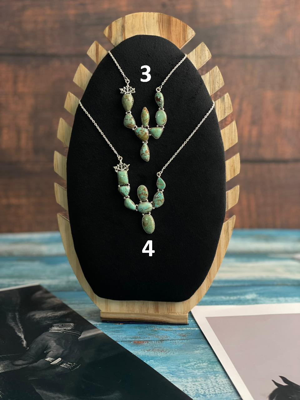 Handmade Sterling Silver Baja Turquoise Collection: Necklace "Signed Nizhoni"