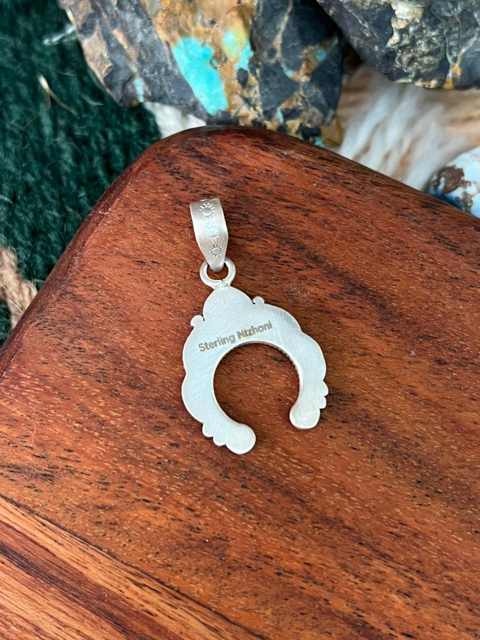 Handmade Sterling Silver Naja Pendant "Signed Nizhoni"