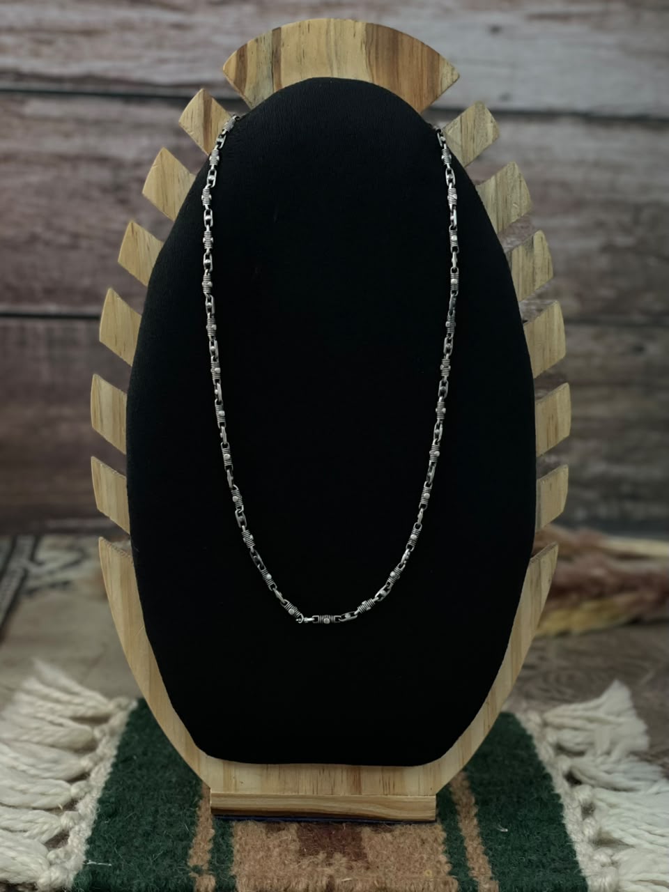 Handmade Sterling Silver Link Chain Necklace