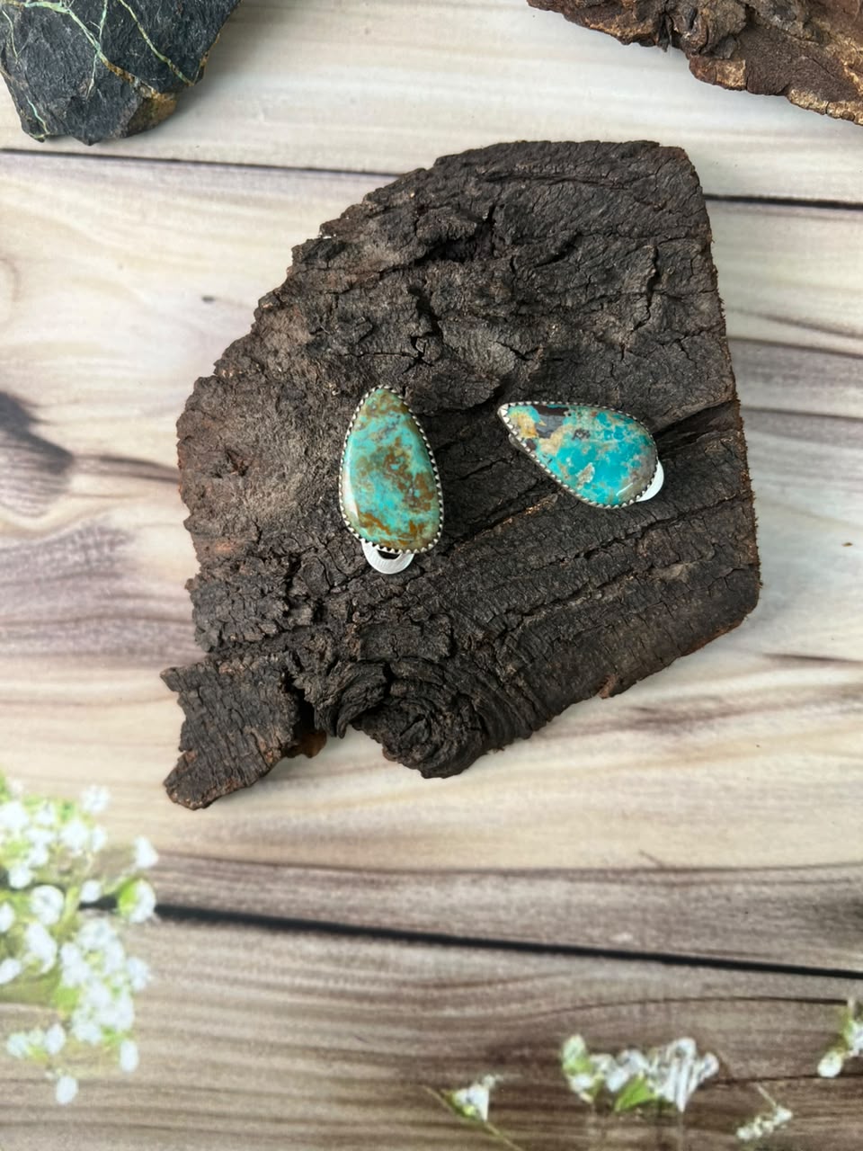 Handmade Sterling Silver Cripple Creek Turquoise Purse Key Clip Signed Nizhoni (4)