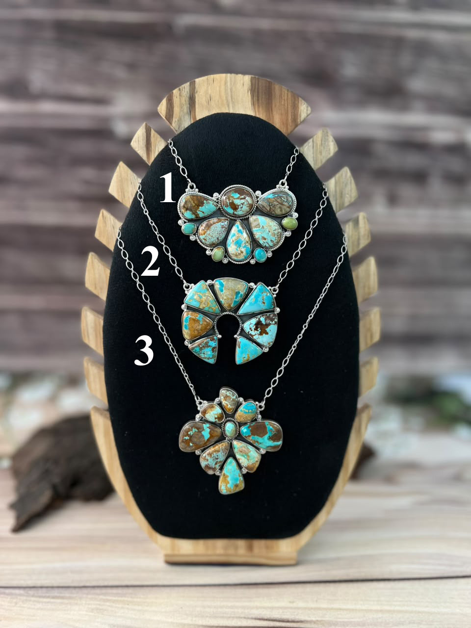 Handmade Sterling Silver Royston Turquoise Necklace Signed Nizhoni