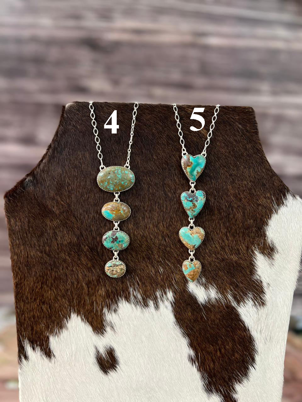 Handmade Sterling Silver Cripple Creek Turquoise Necklace Signed Nizhoni