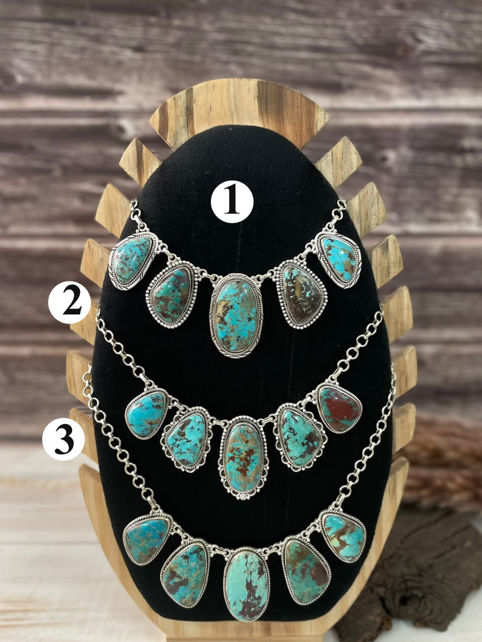 Handmade Sterling Silver Crimson Cowgirl Turquoise Collection: Choker Necklace Signed Nizhoni