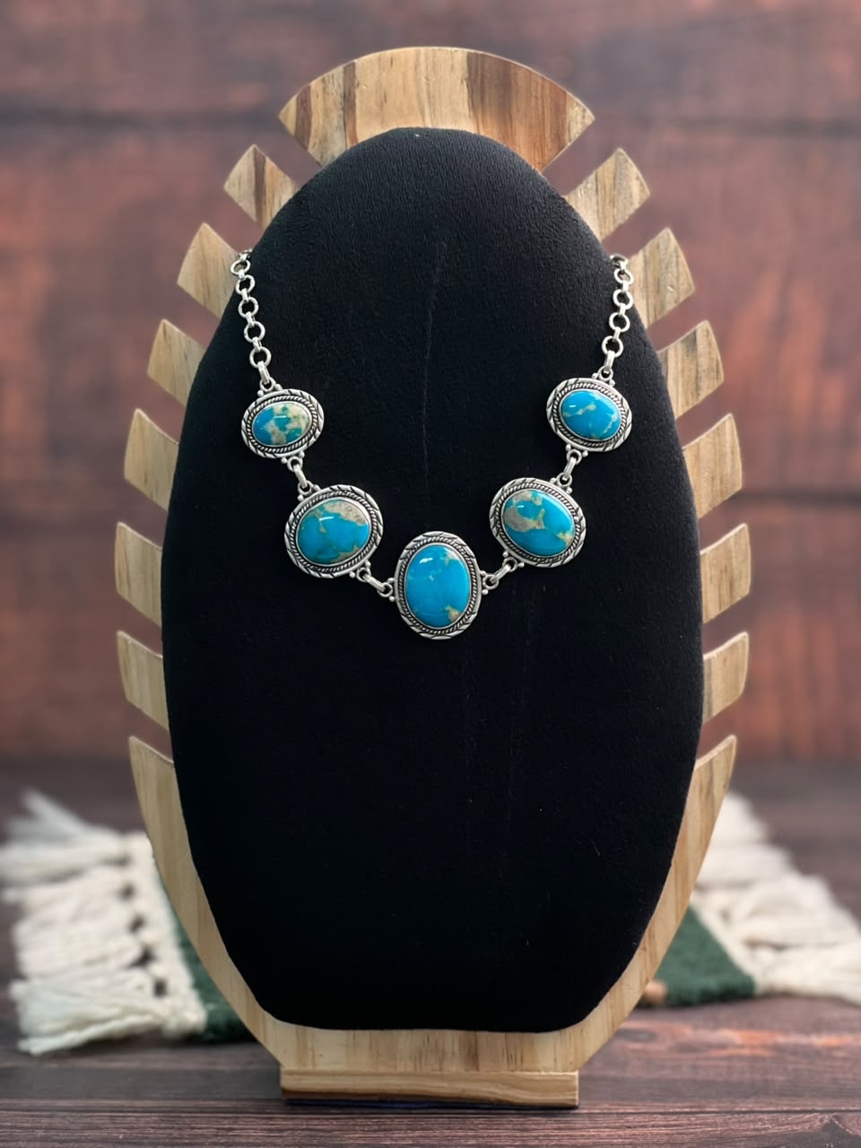 Handmade Sterling Silver Hardy Pit Choker Necklace Signed Nizhoni