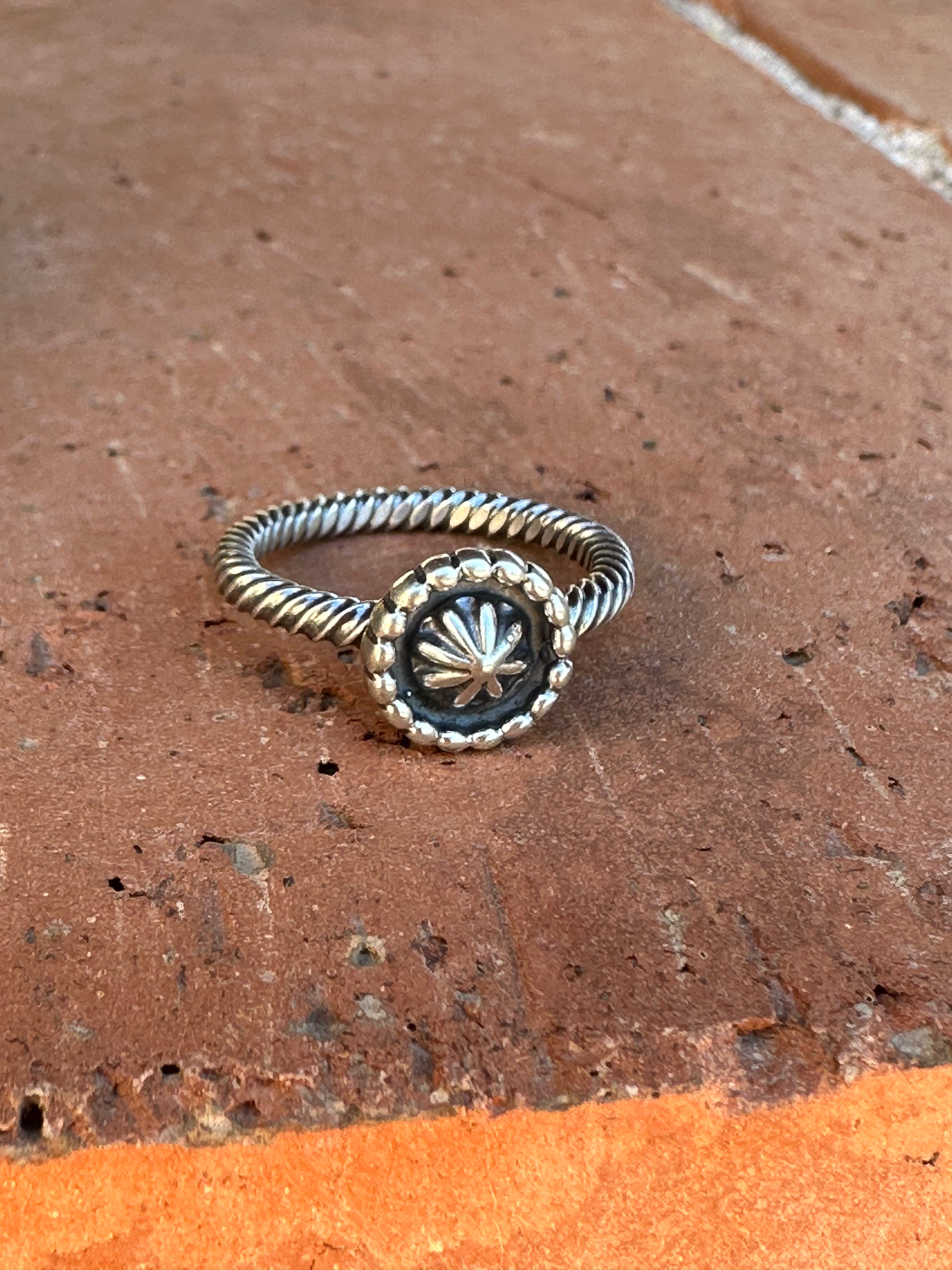 Handcrafted Sterling Silver Concho Star Ring