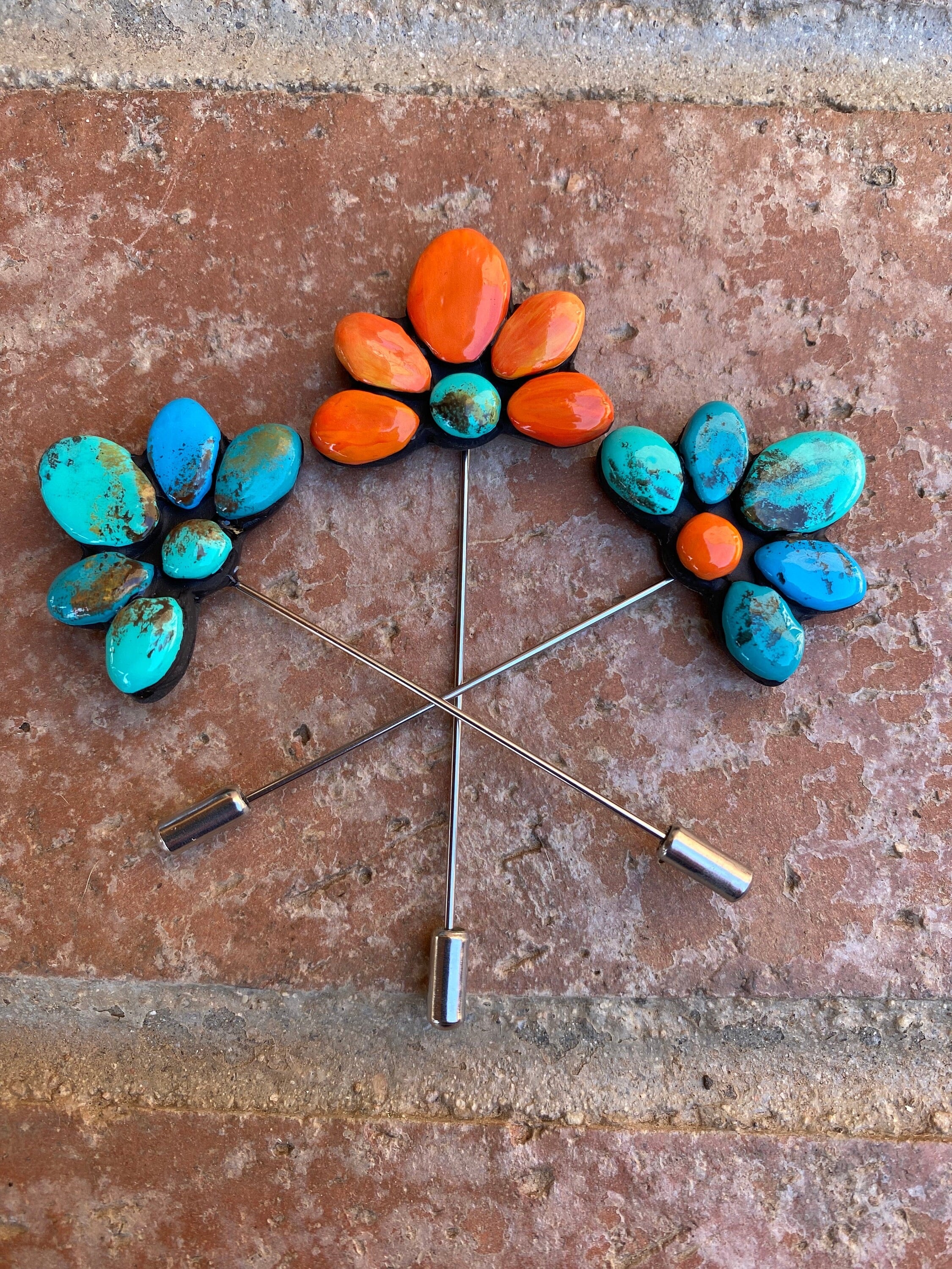Handmade Clay Hat Pins By Kay Lyn
