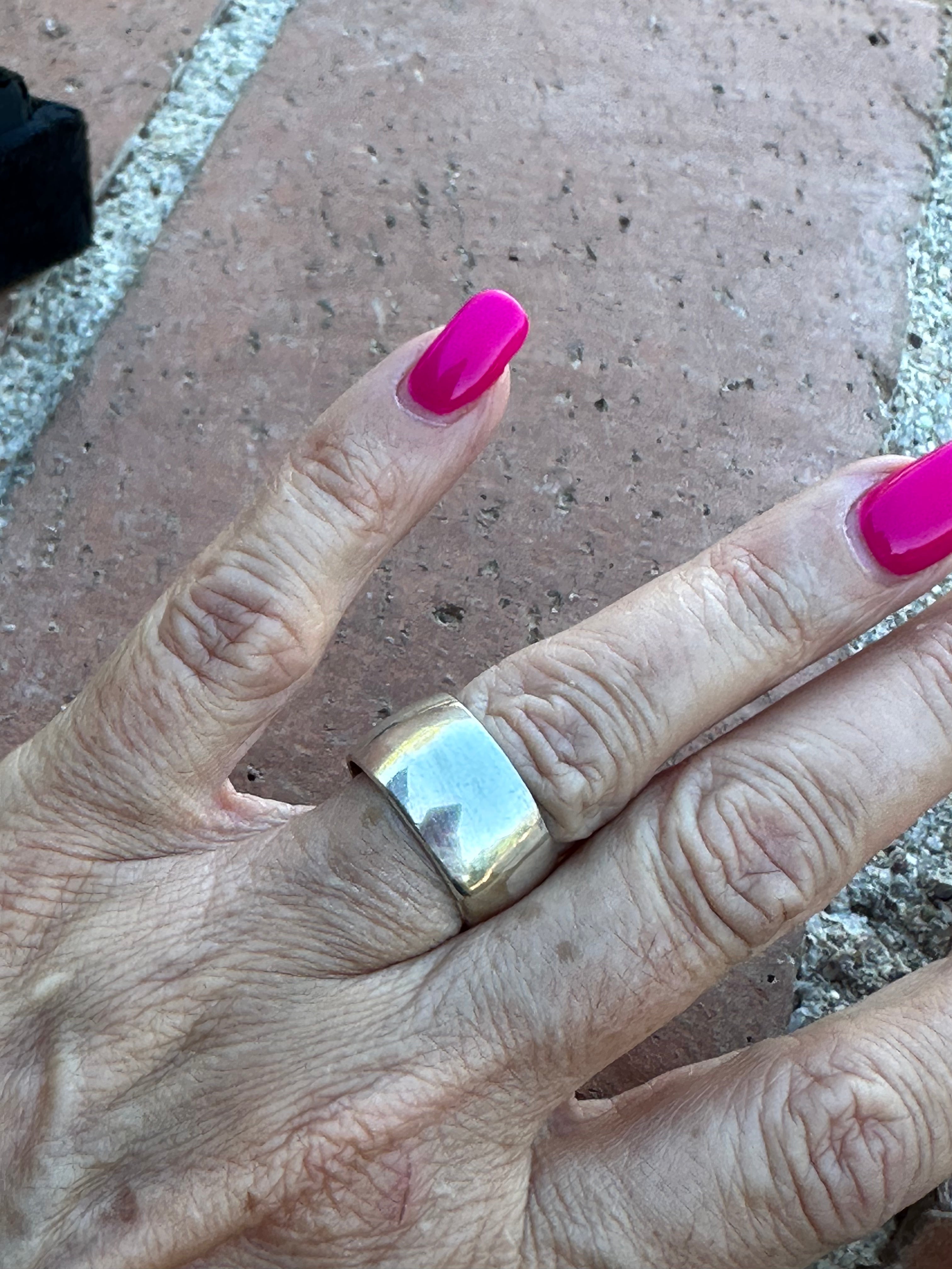 Handcrafted Sterling Silver Wedding Band Ring