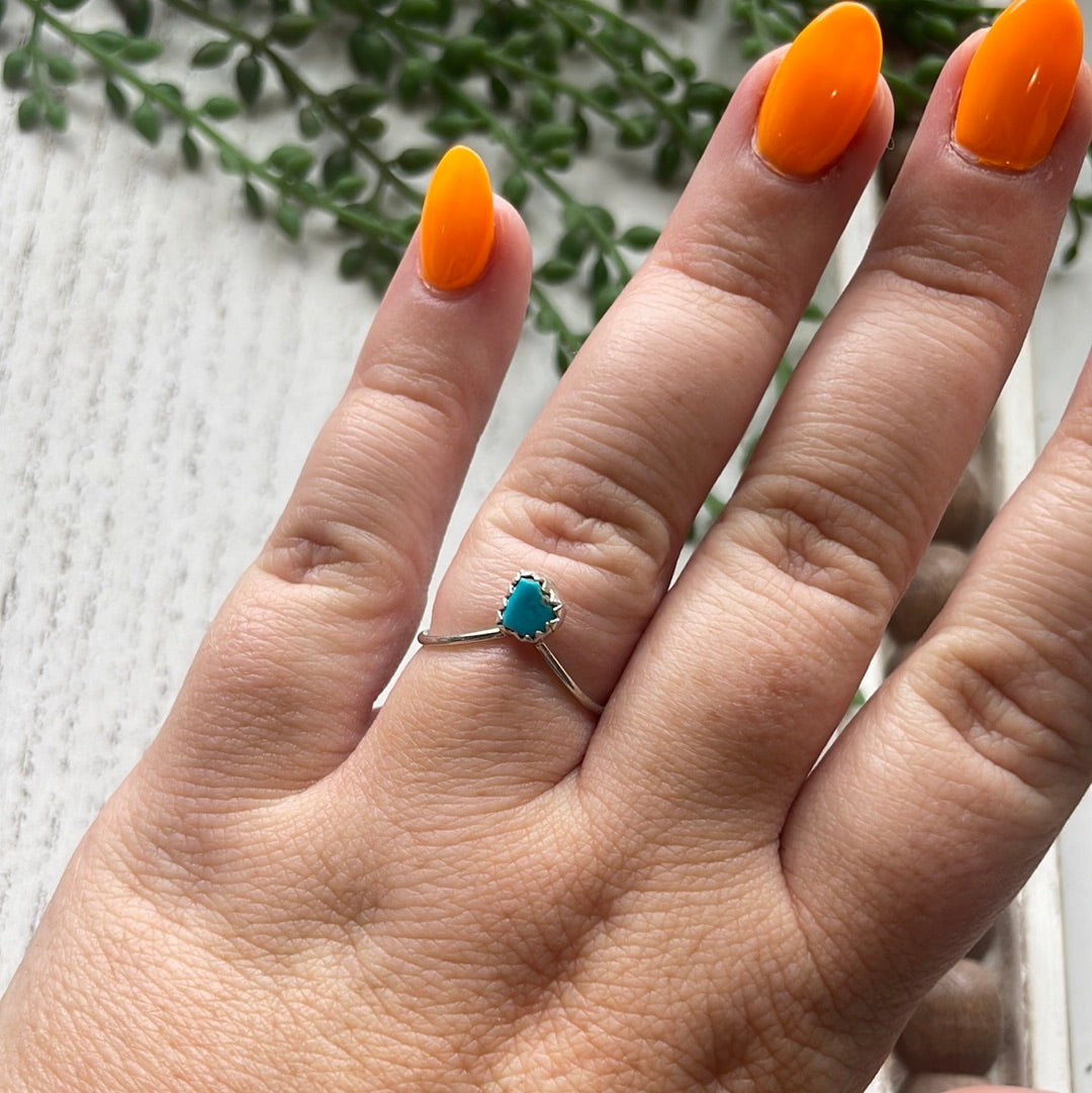 “The One” Sterling Silver Turquoise Ring