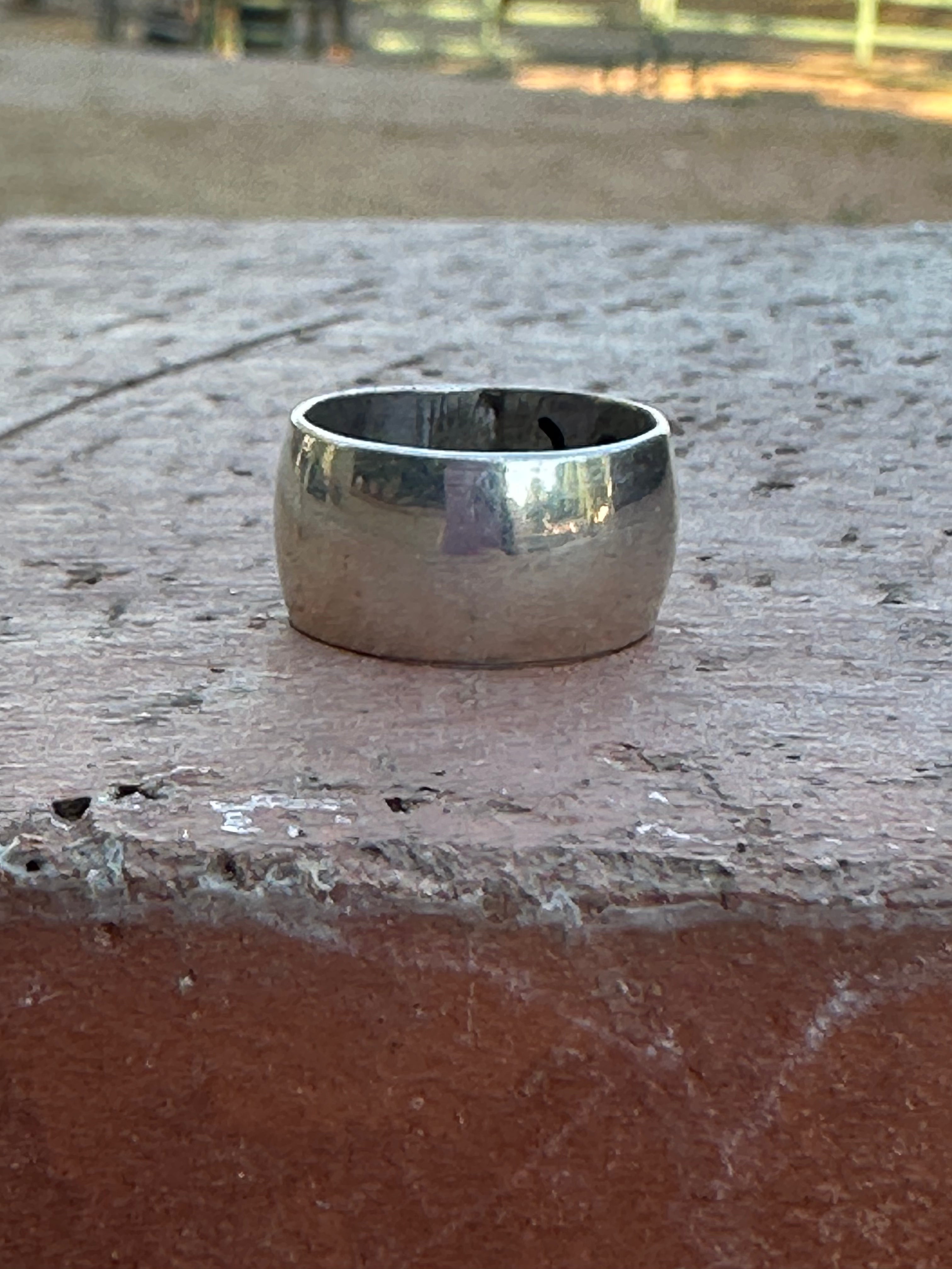Handcrafted Sterling Silver Wedding Band Ring