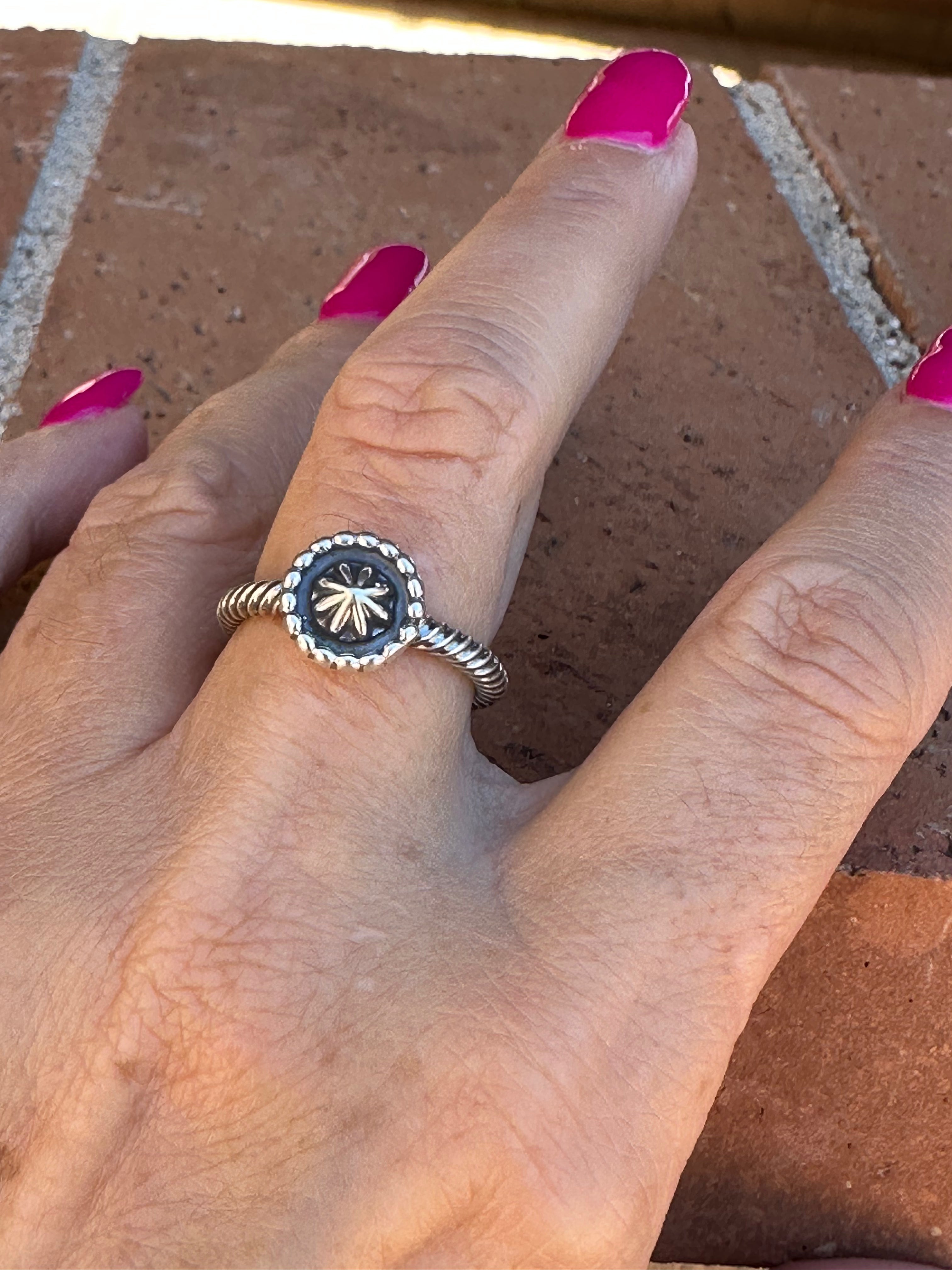 Handcrafted Sterling Silver Concho Star Ring