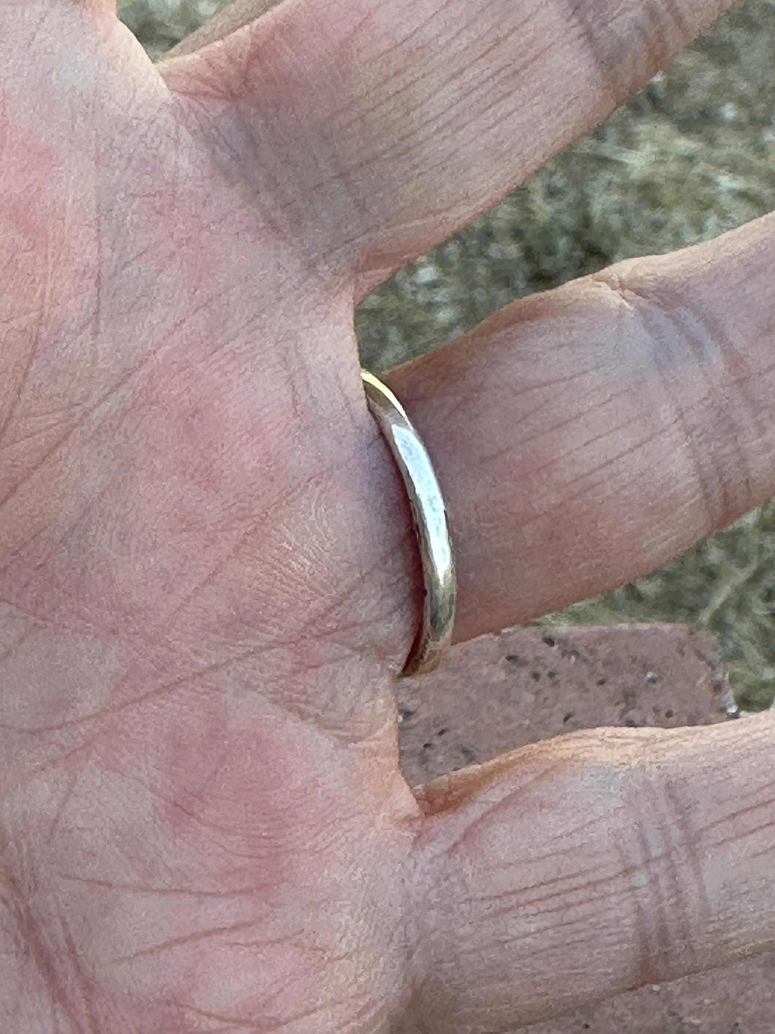 Handcrafted Sterling Silver Multistone Stacker Band