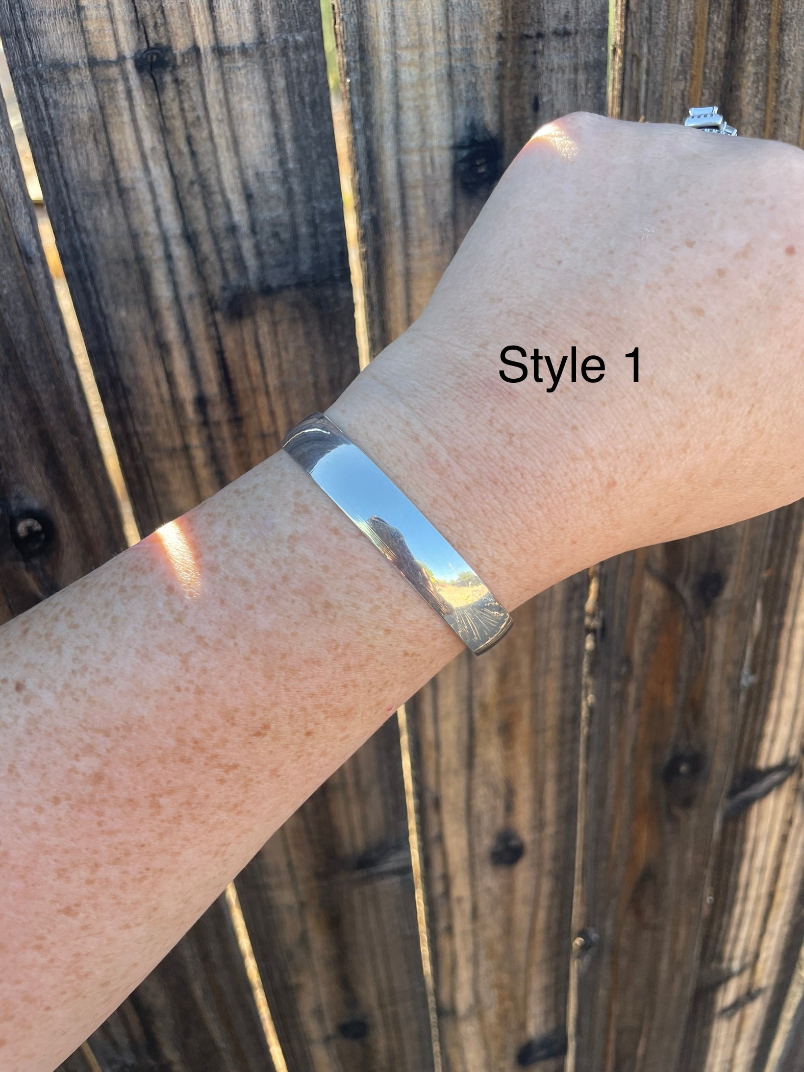 “The Cassidy Stacker” Sterling Silver & Turquoise Inlay Cuff