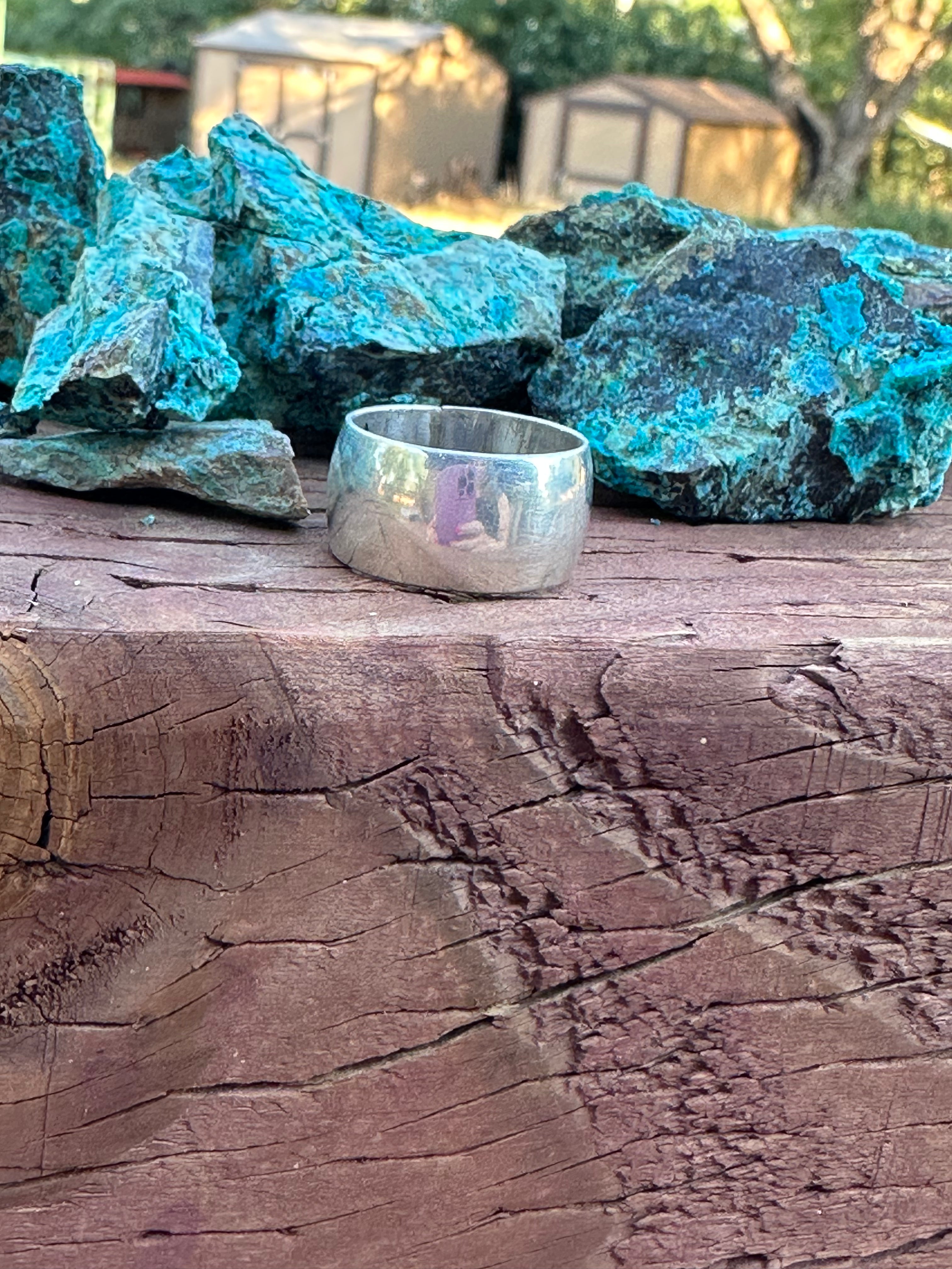 Handcrafted Sterling Silver Wedding Band Ring