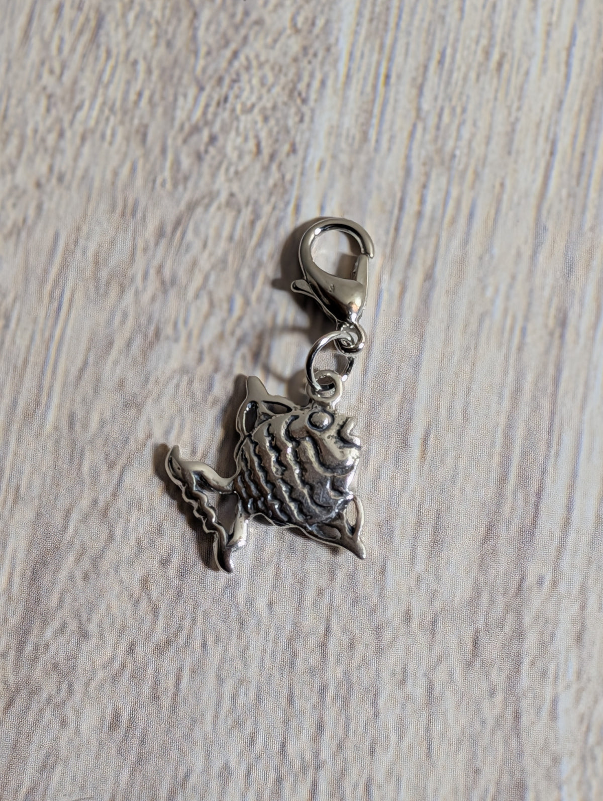 Angelfish Charm Sterling Silver