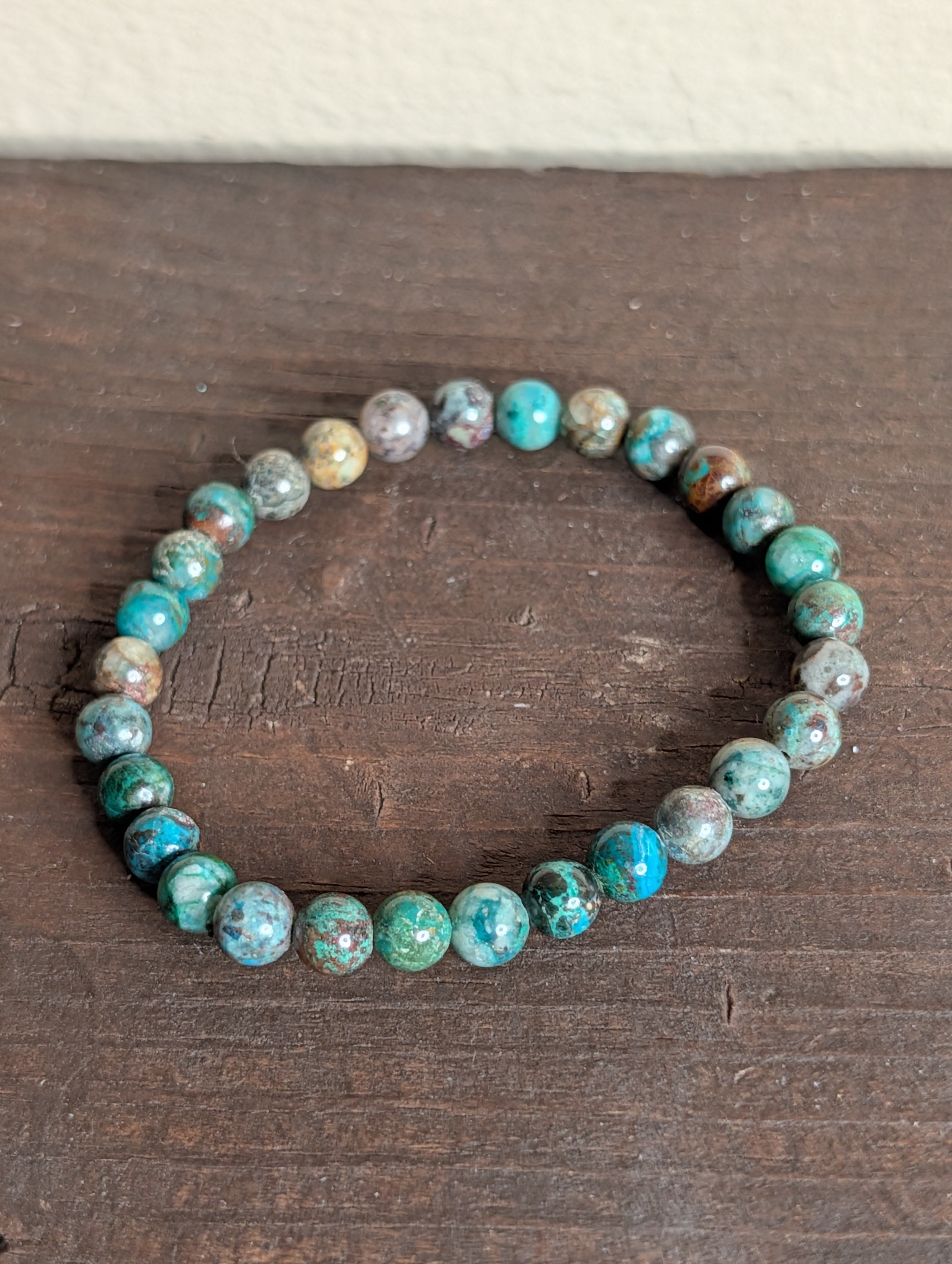 Ruby Zoisite 6mm Beaded Stretch Bracelet