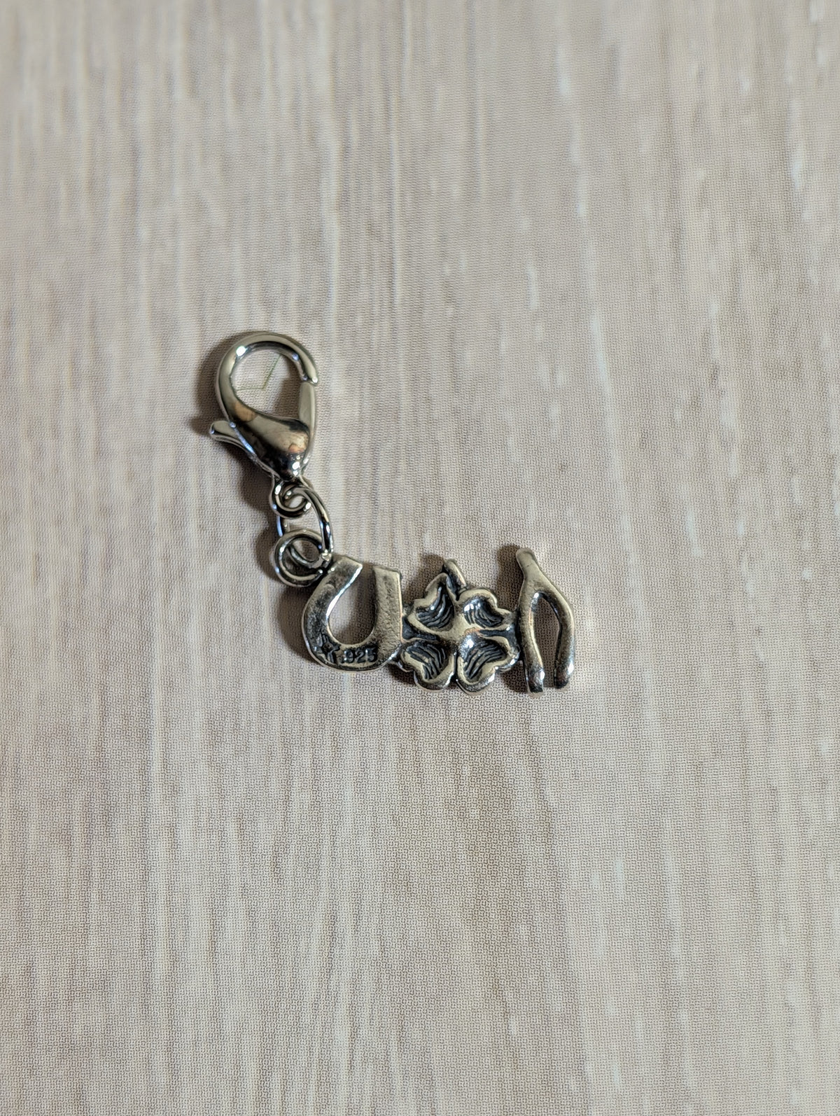 Handcrafted Good Luck Charm Sterling Silver
