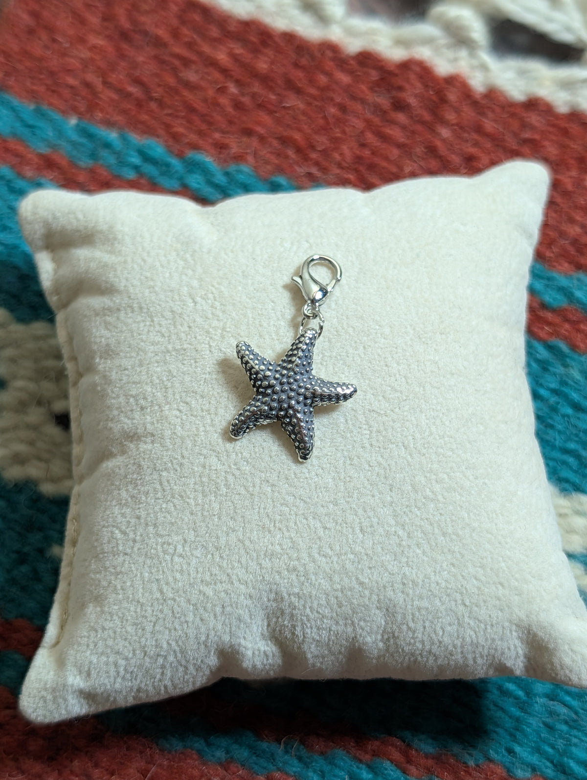 Handcrafted StarFish Ocean Charm Sterling Silver