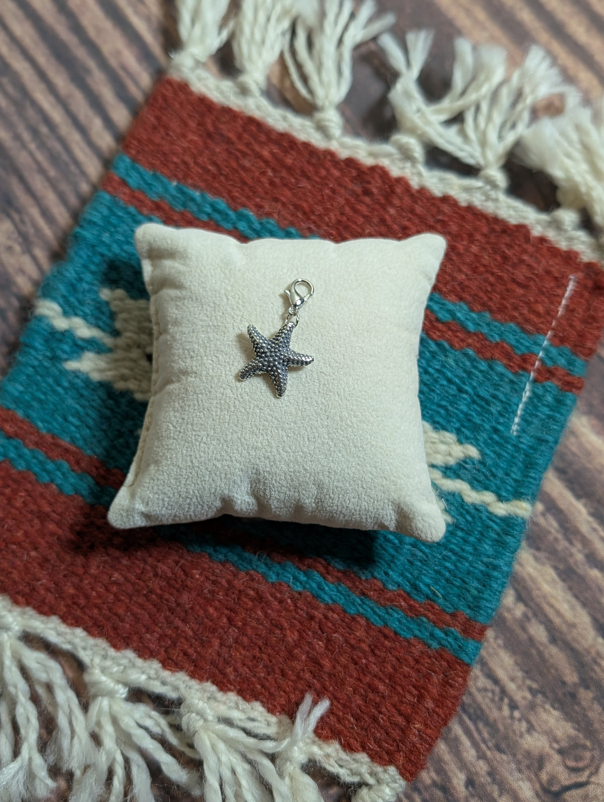 Handcrafted StarFish Ocean Charm Sterling Silver