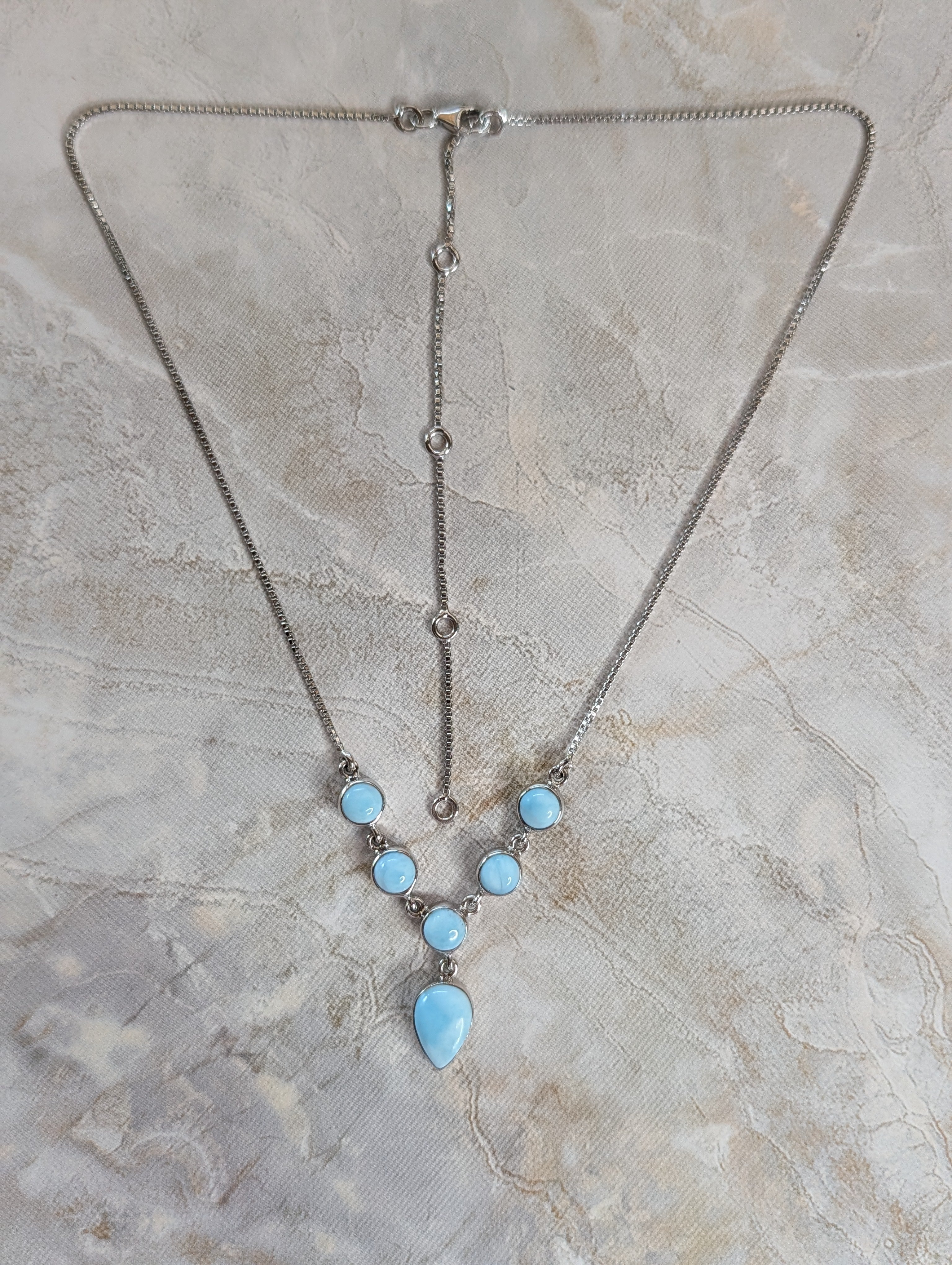 Laramar Sterling Silver Drop Necklace