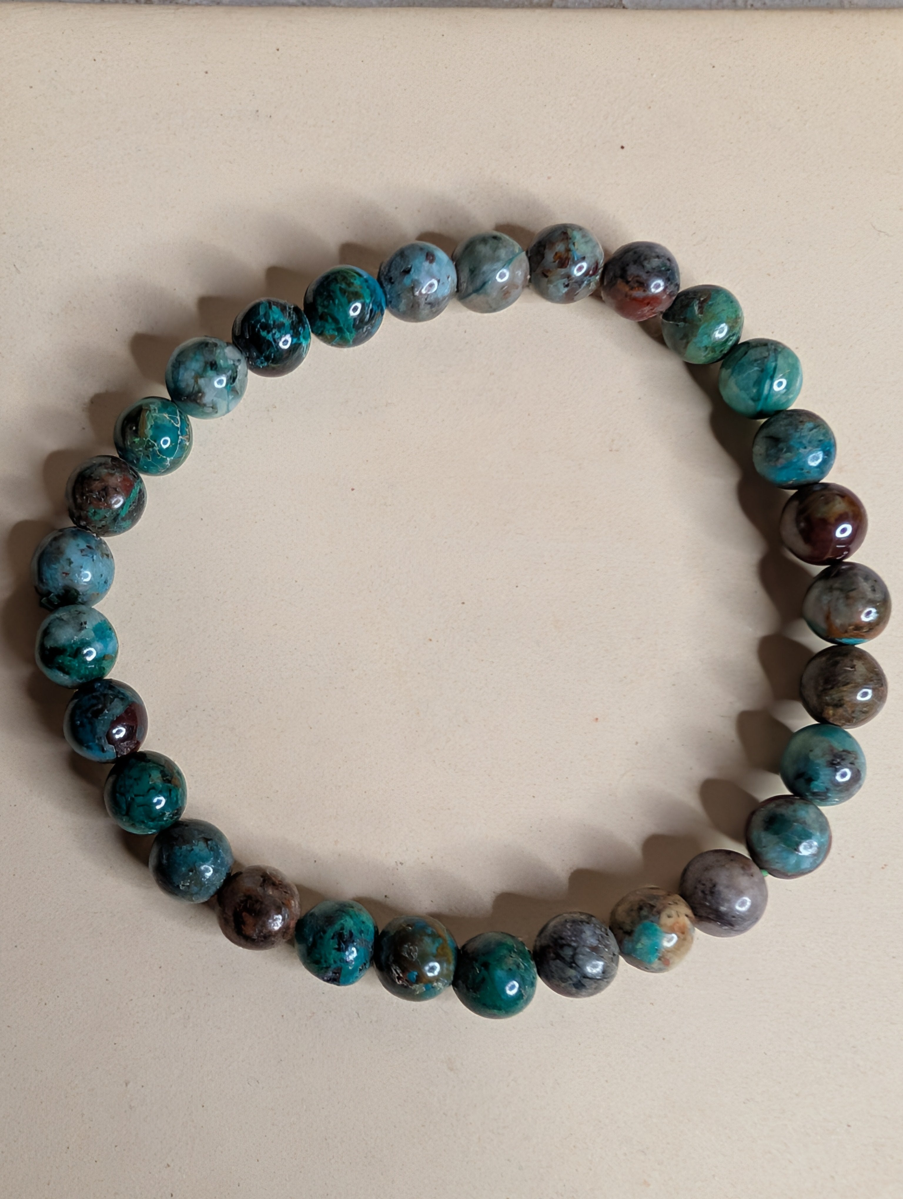 Ruby Zoisite 6mm Beaded Stretch Bracelet✅
