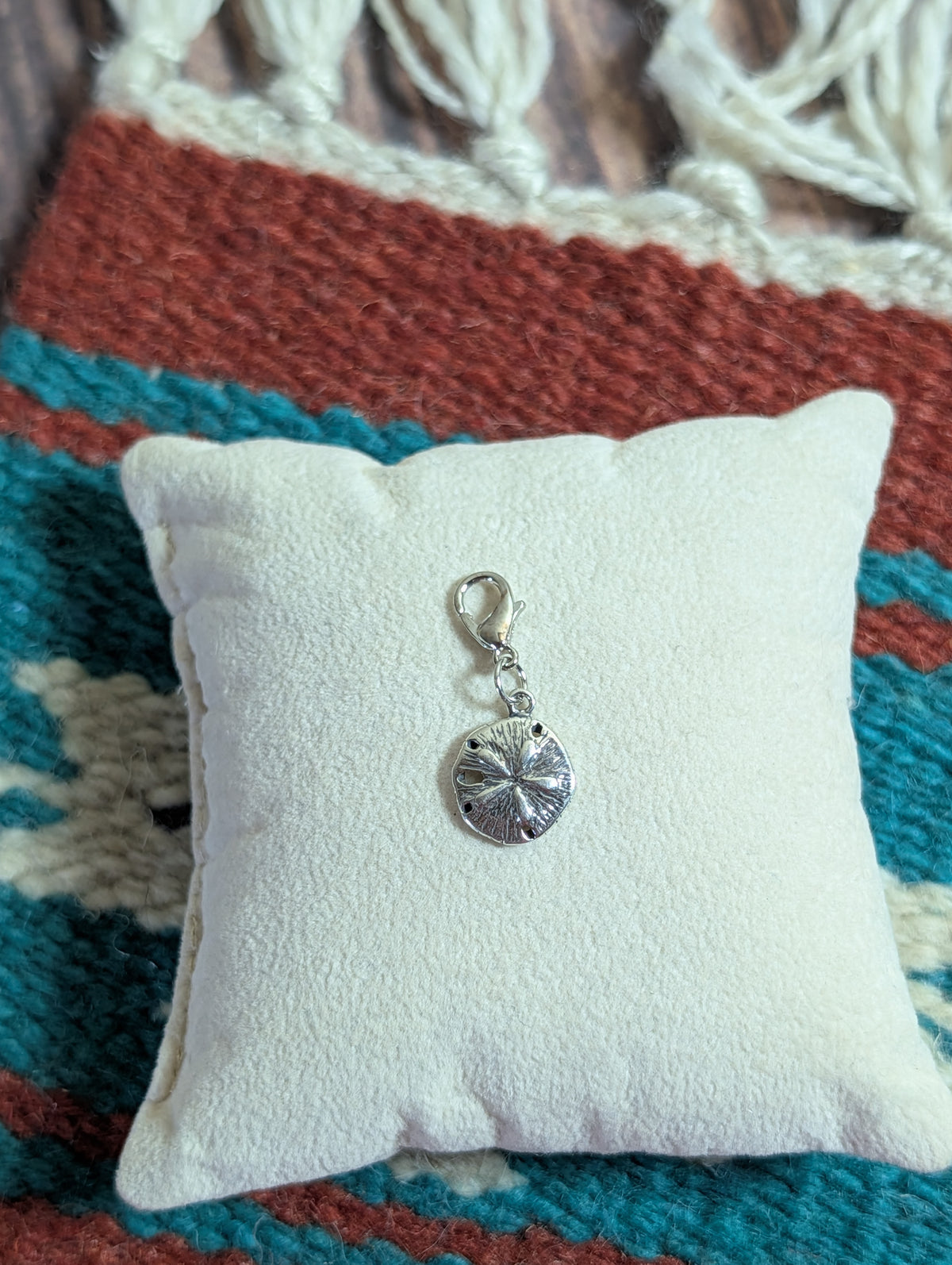 Handcrafted Sand Dollar Ocean Charm Sterling Silver