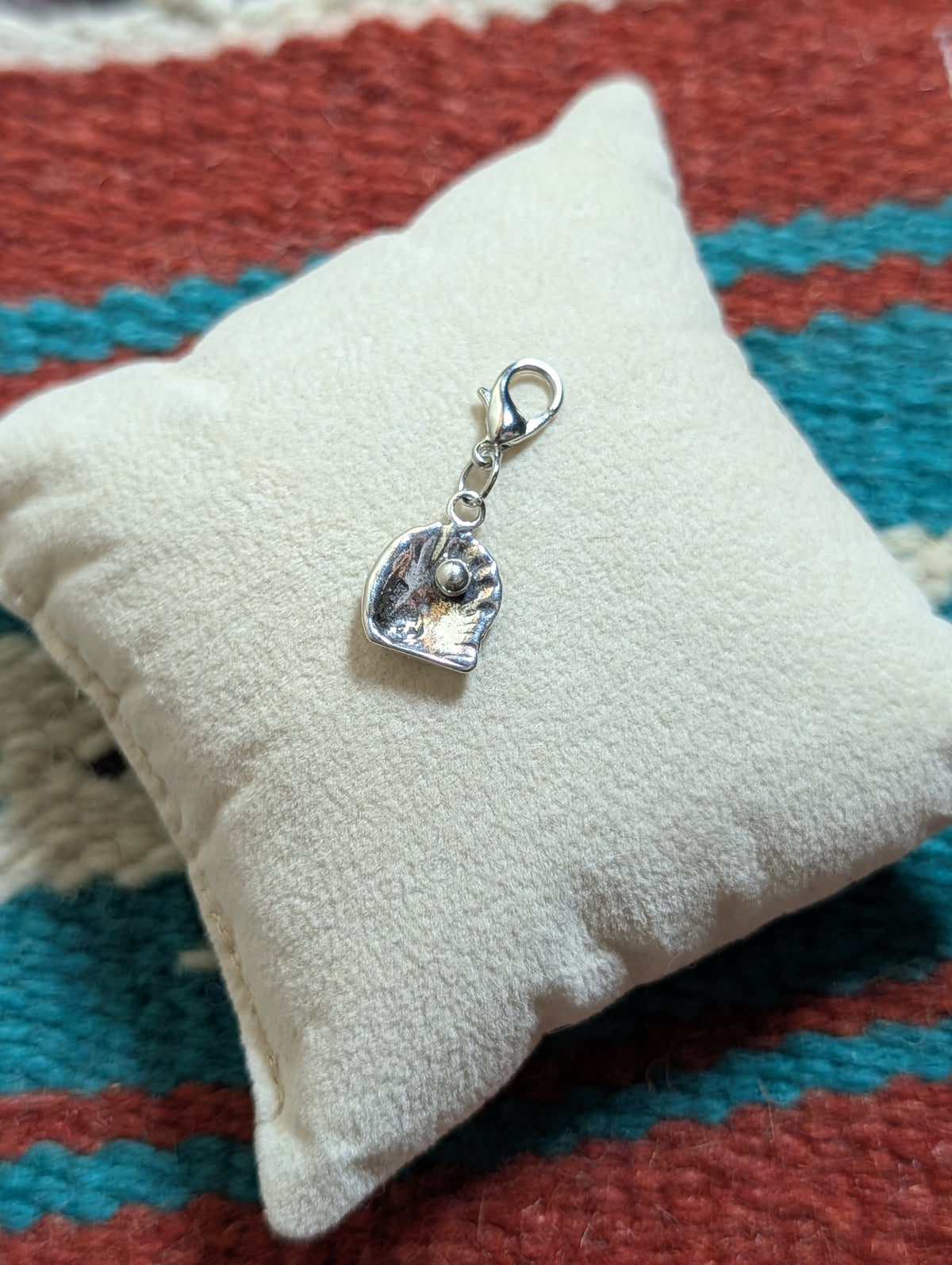 Handcrafted Clam Shell Ocean Oyster Charm Sterling Silver