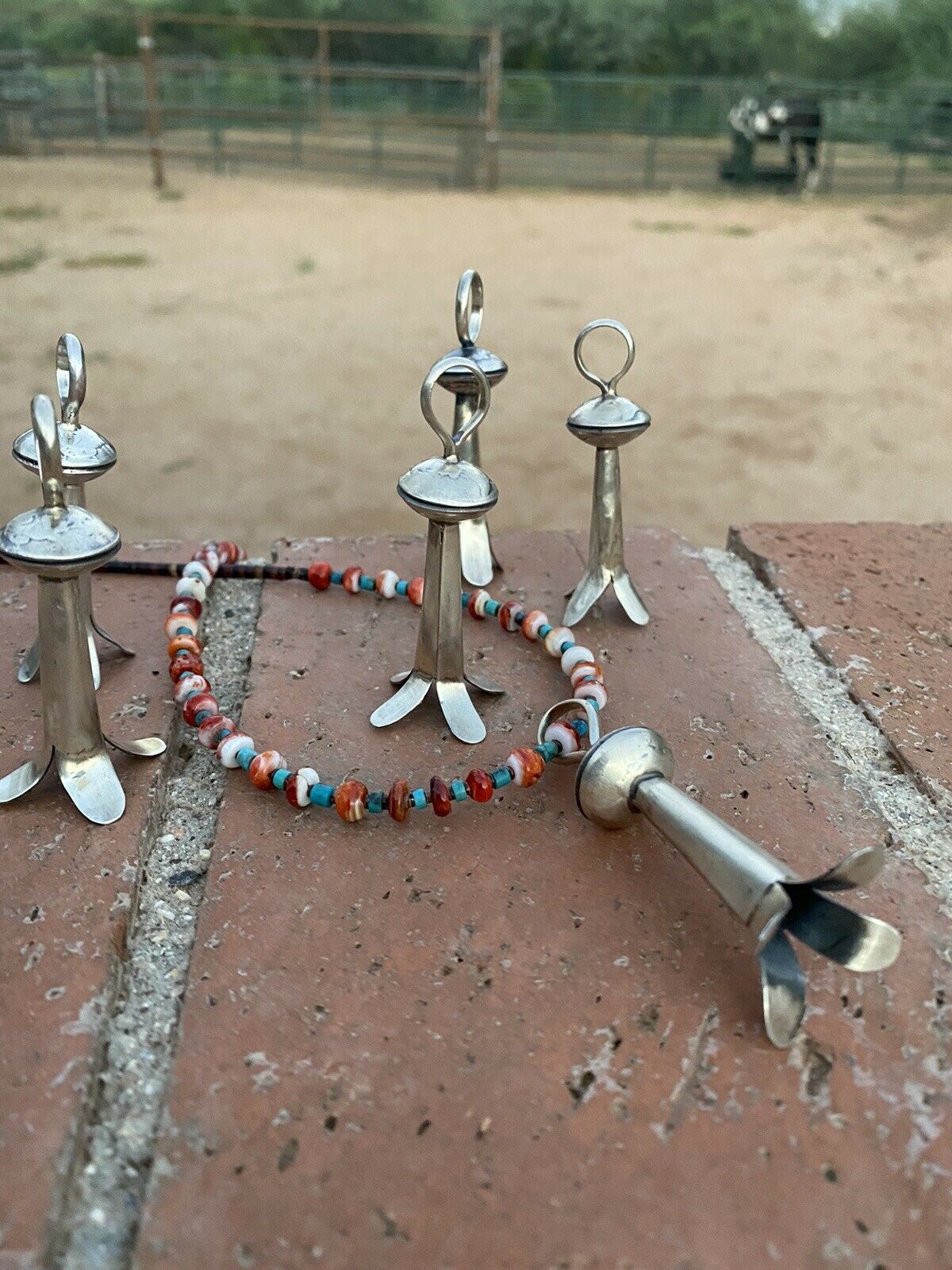 Handcrafted Sterling Silver Liberty Dime Blossom Pendant