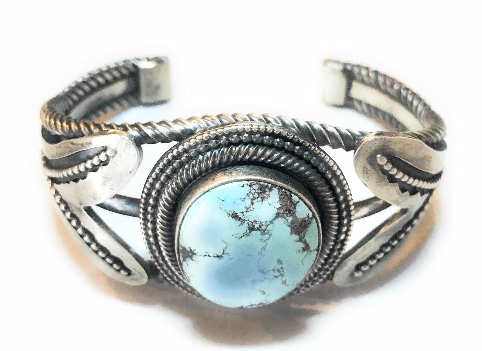 Golden Hill Turquoise Sterling Silver Cuff