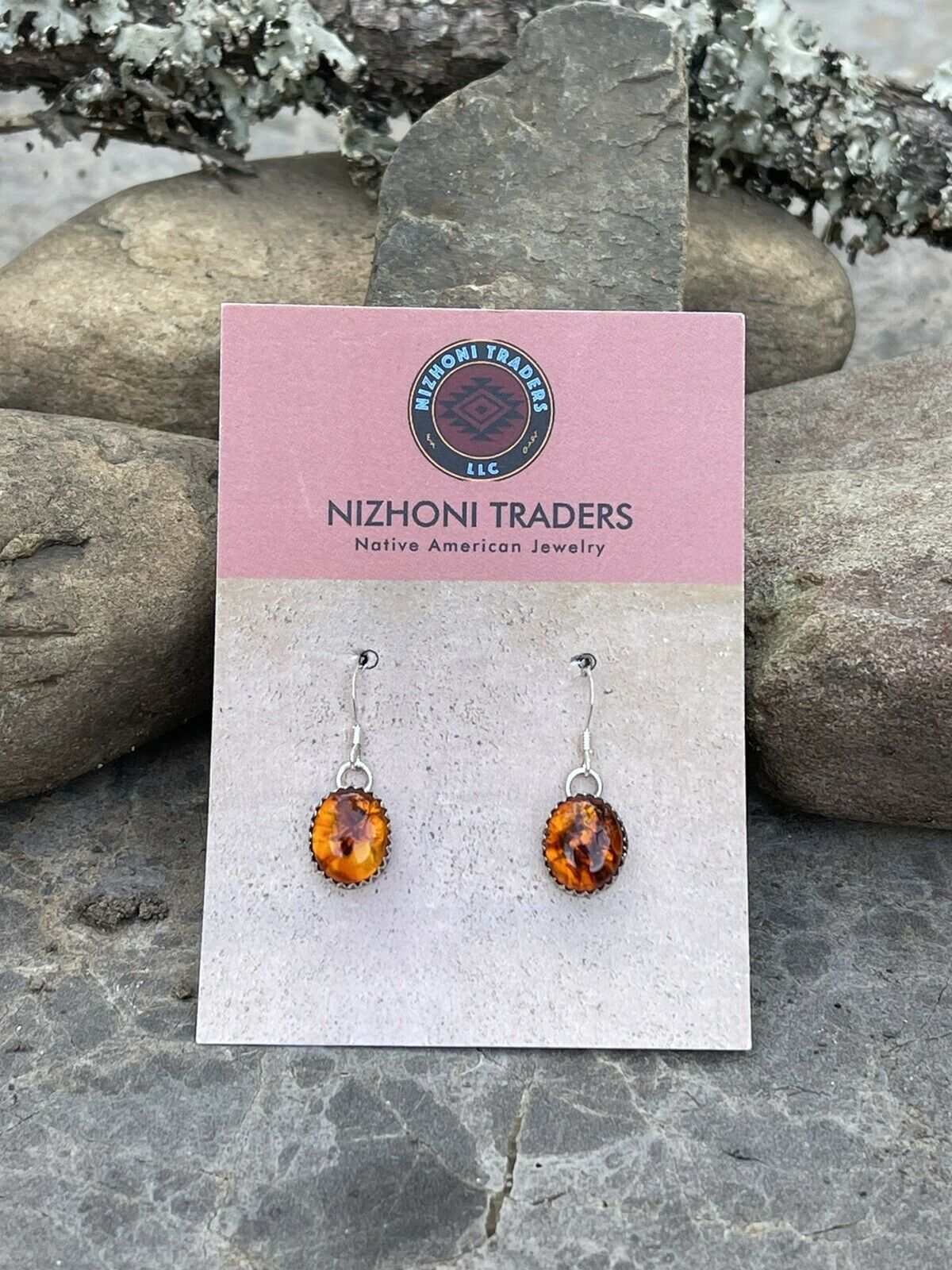 Handcrafted Topaz and Sterling Silver Dangle 1 “ Earrings