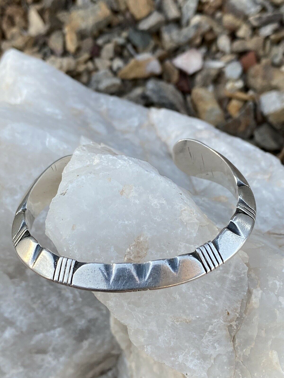 Handcrafted & Gorgeous Sterling Silver Bracelet Signed By The Artist