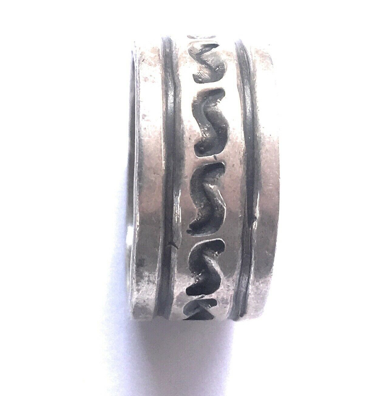 Handcrafted Sterling Silver Ring Size 11