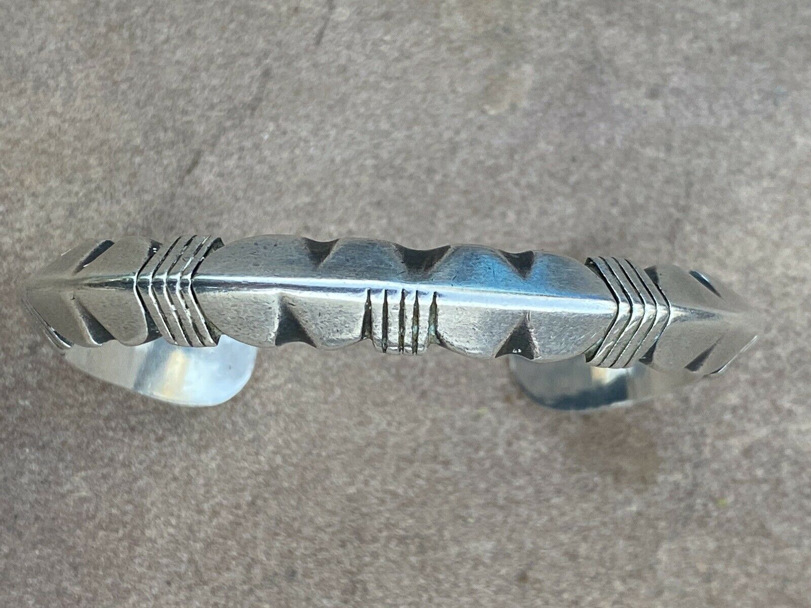 Handcrafted & Gorgeous Sterling Silver Bracelet Signed By The Artist