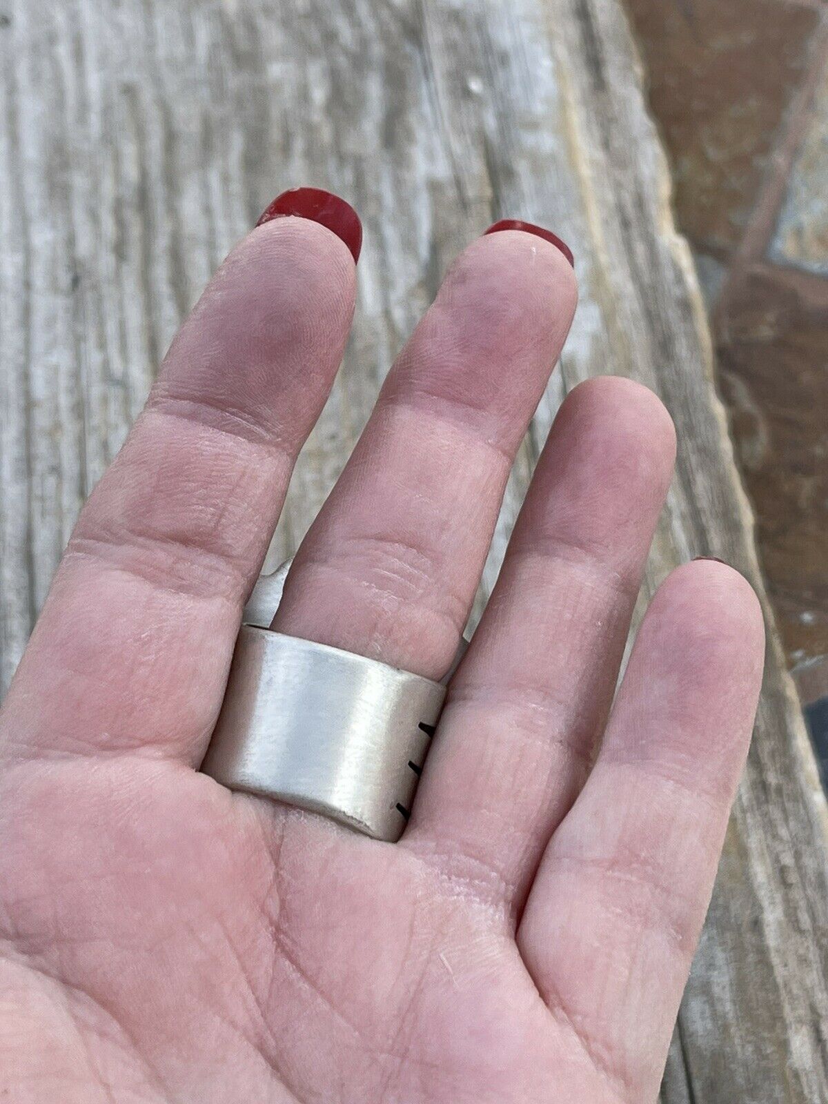 Handcrafted Sterling Sonoran Gold And Golden Hills Turquoise Cluster Ring Size 8.5