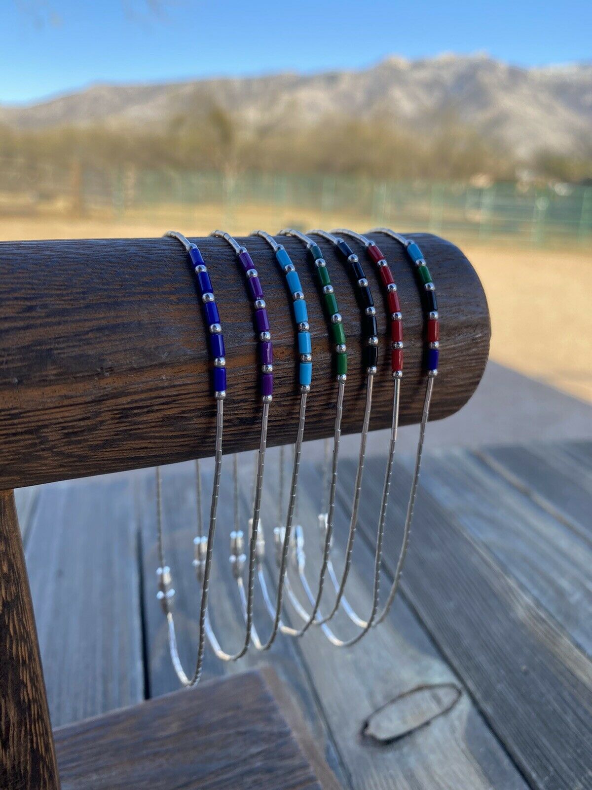 Handmade Sterling Silver Liquid Silver Anklets