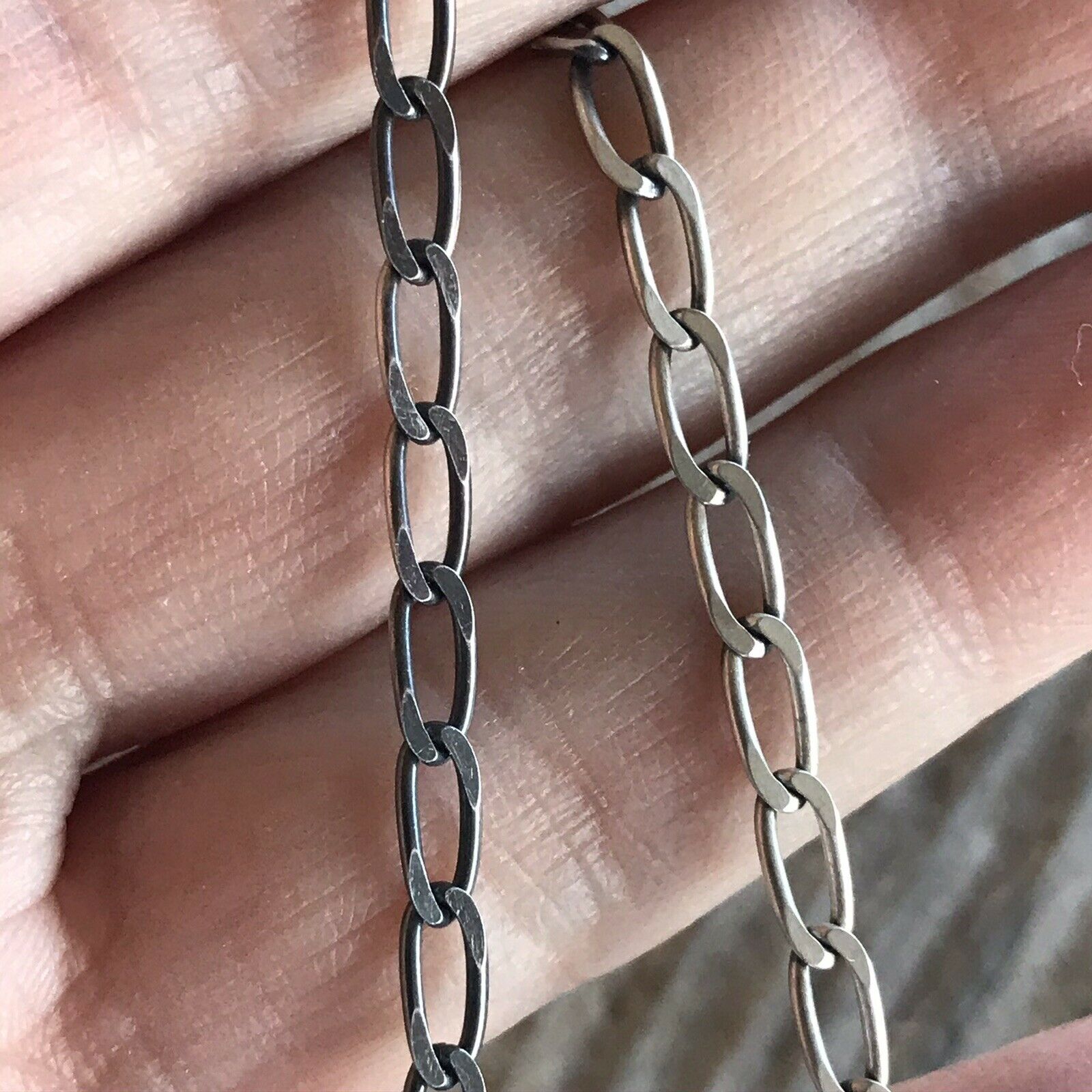 Handcrafted Purple Spiny And Sterling Silver Heart Necklace Signed