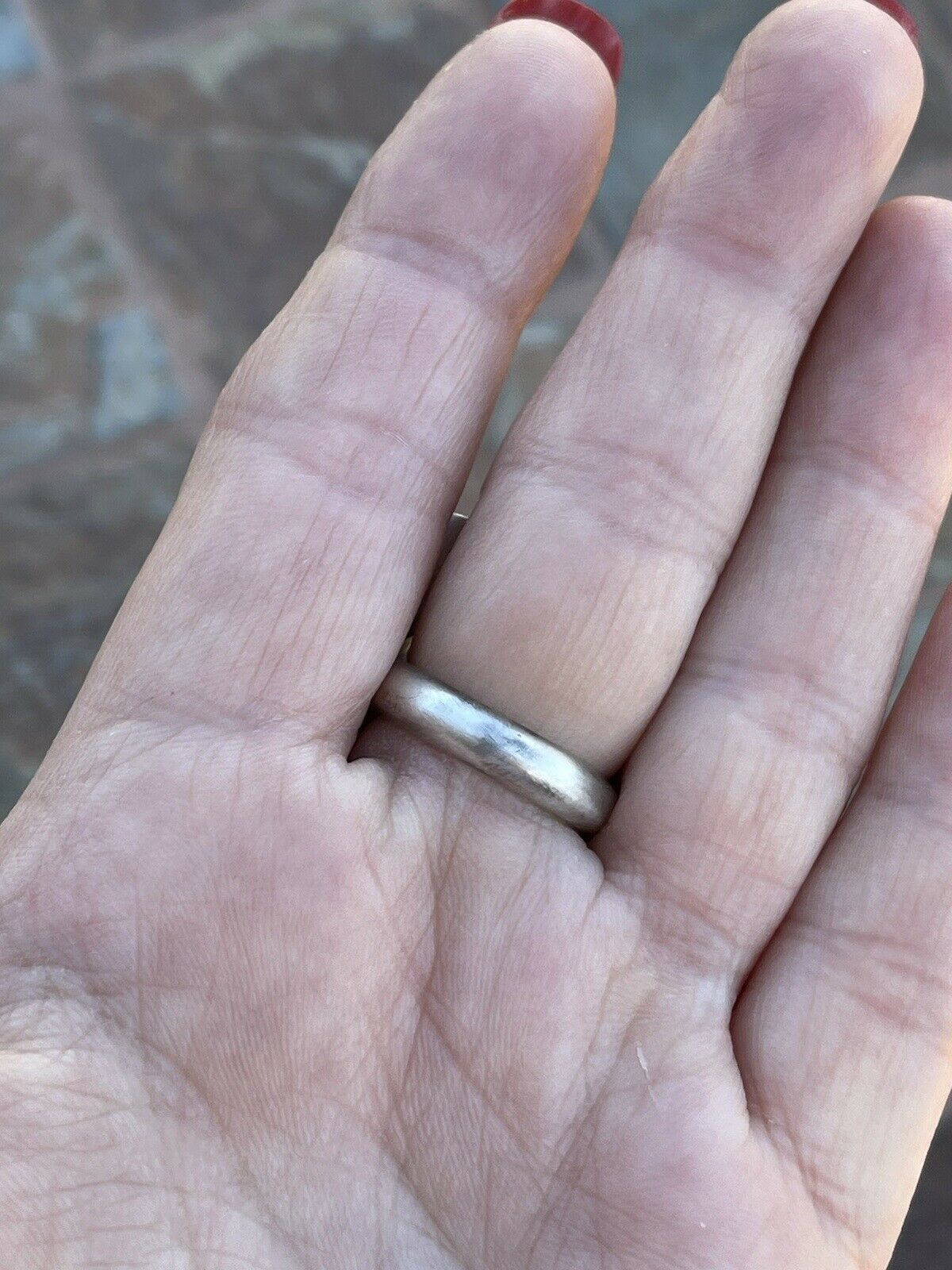 Handcrafted Sterling Silver Kingman Web Turquoise & Red Coral Taos Ring Sz 5.5