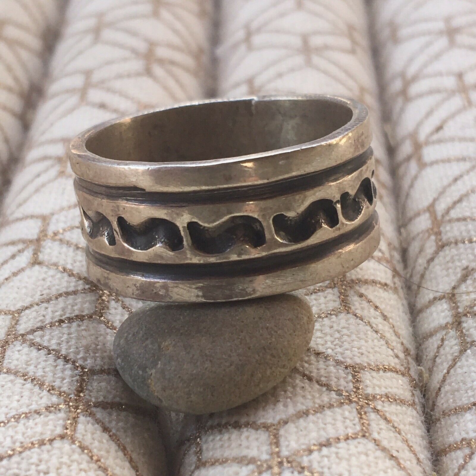 Handcrafted Sterling Silver Ring Size 11