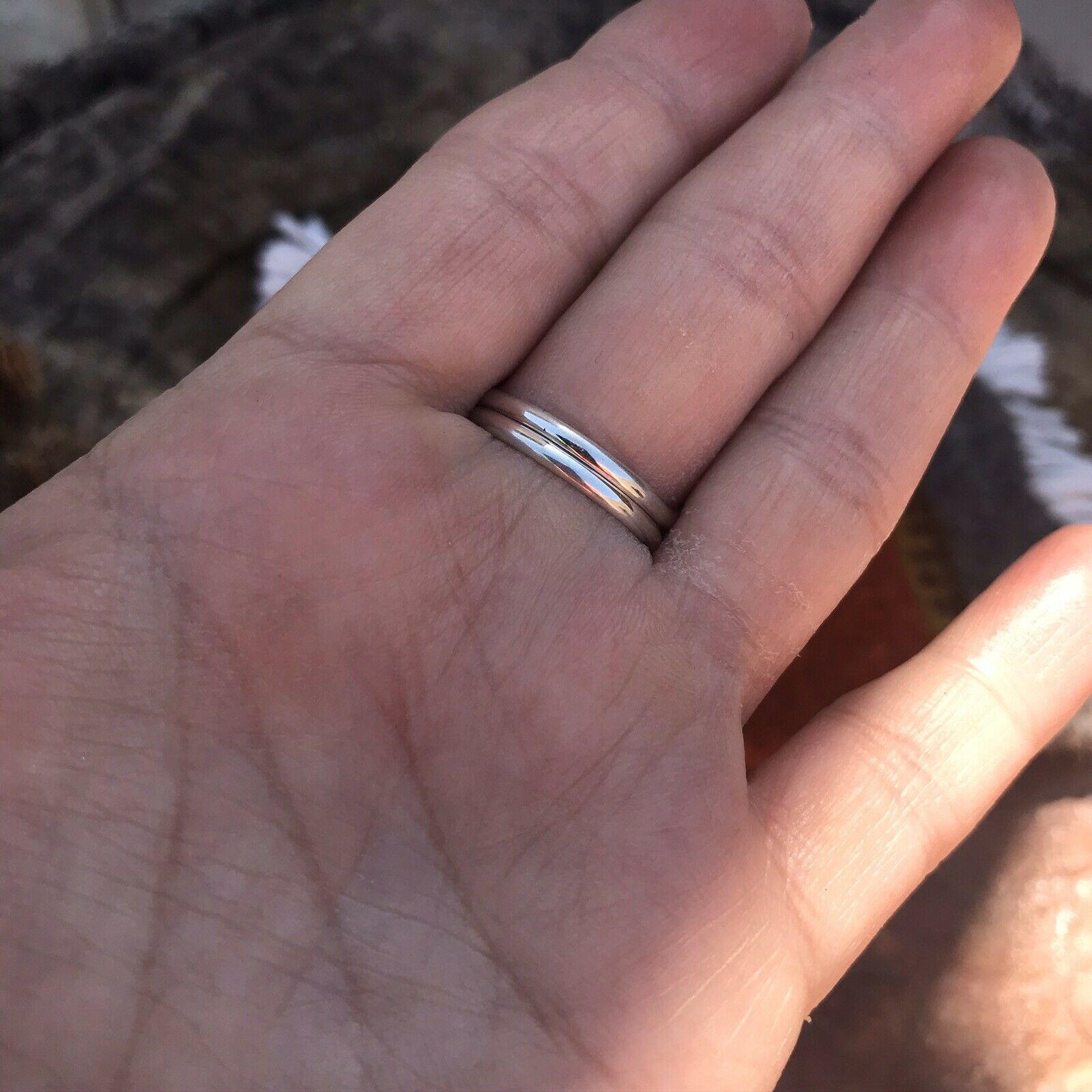 Handcrafted Cluster Turquoise Spiny Oyster Sterling Silver Ring Sz 8