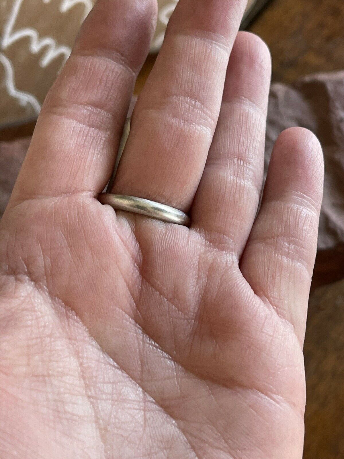 Handcrafted 6 stone Pink Dream Mojave & Sterling Silver Ring Size 8