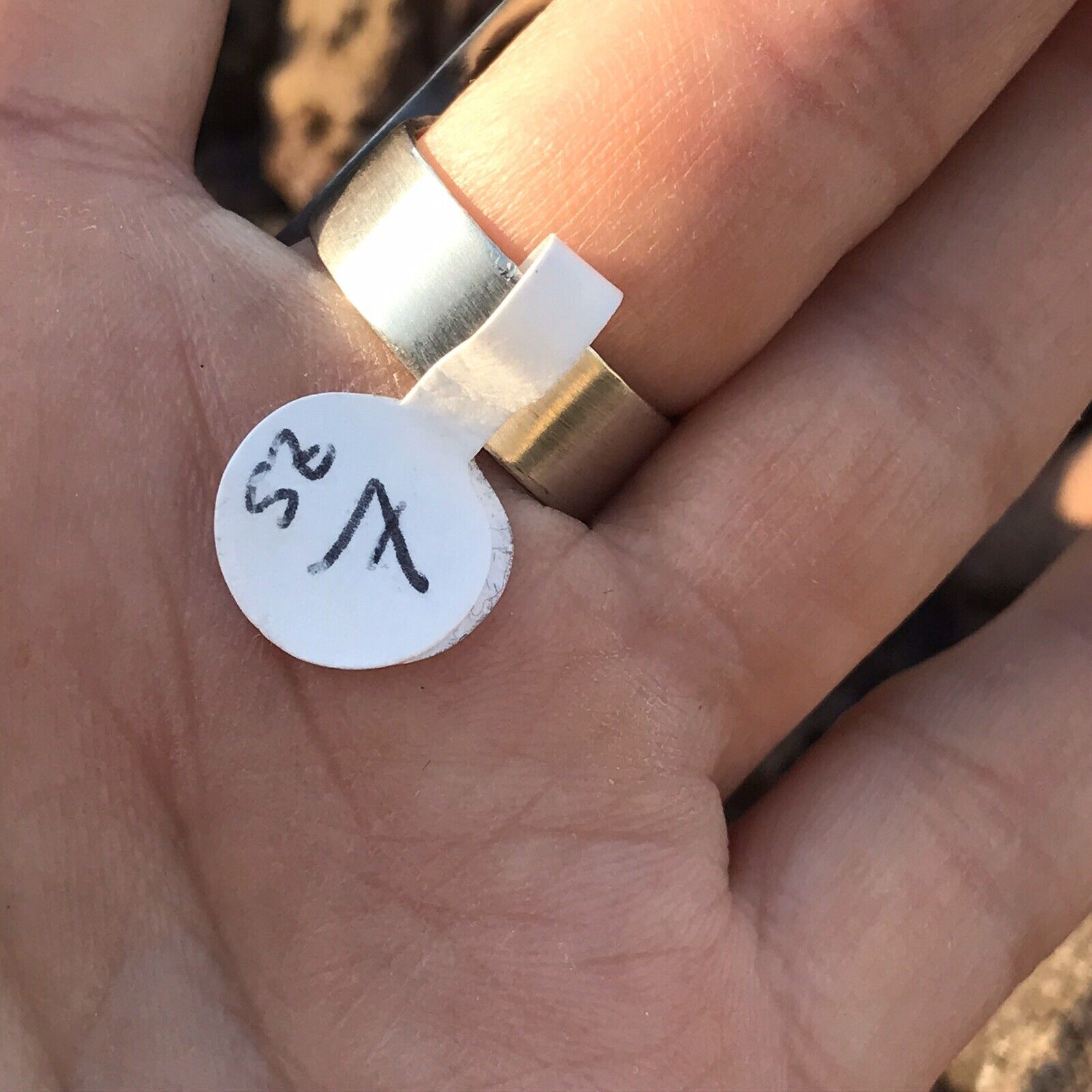 Handcrafted Sterling Silver Turquoise 5 Stone Ring