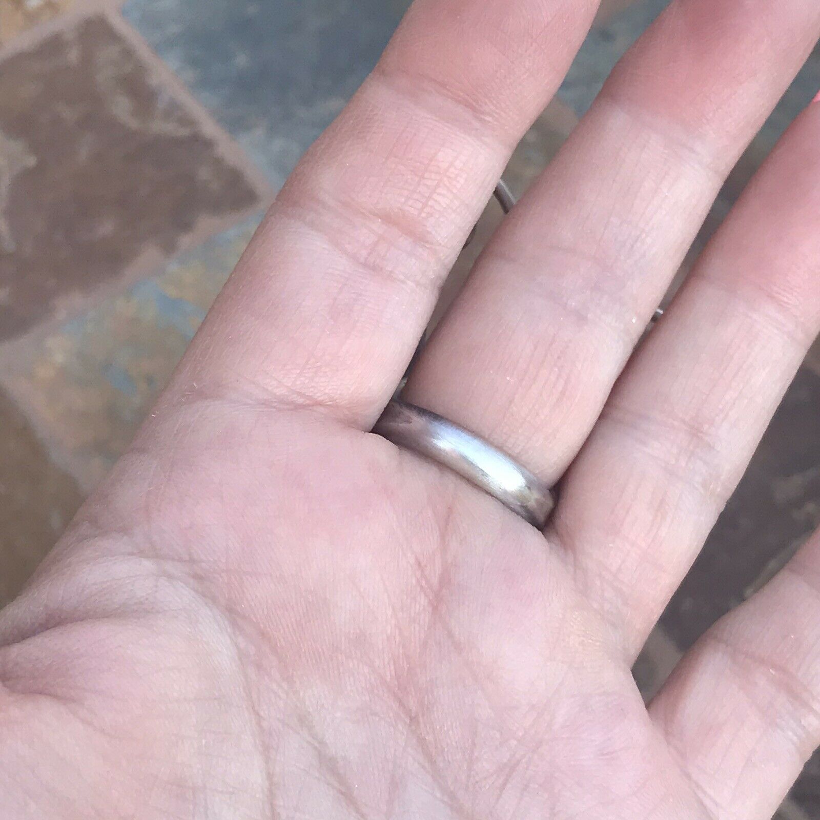 Handcrafted Sterling Silver Purple Spiny Oyster Dragonfly Ring Sz 6.5