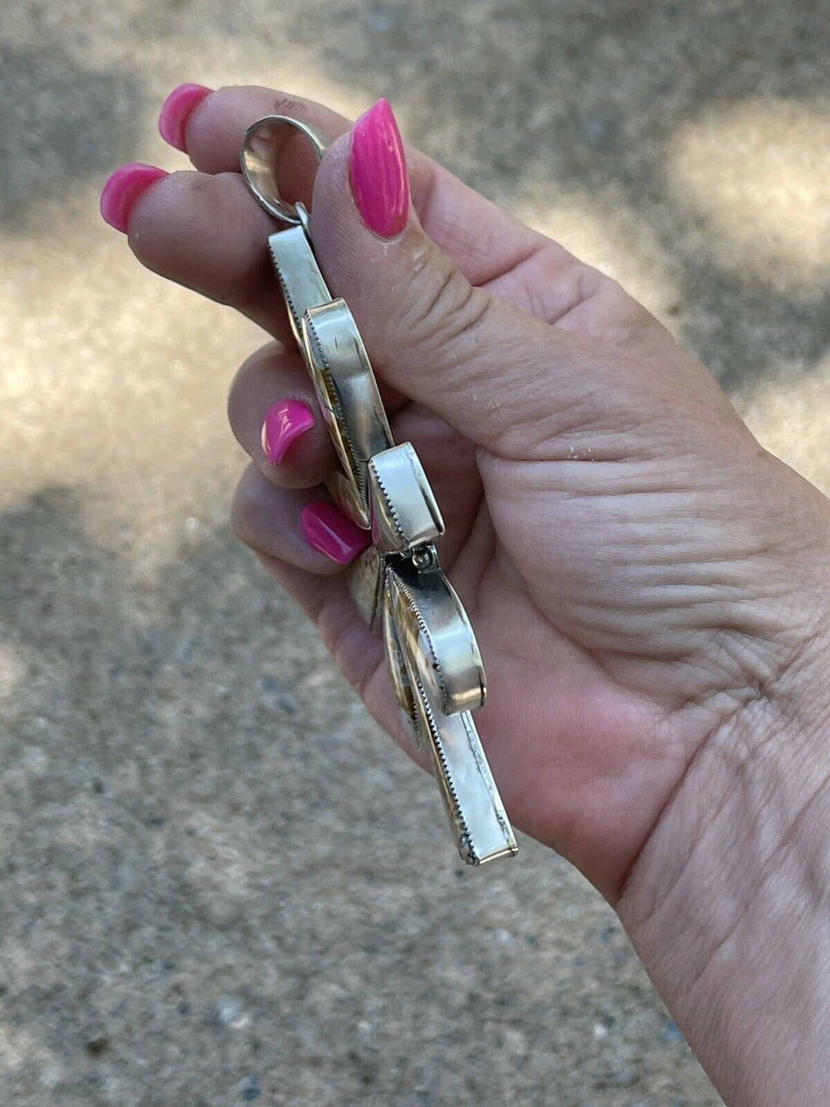 Handcrafted Sterling Silver Jasper Jumbo Cluster Pendant